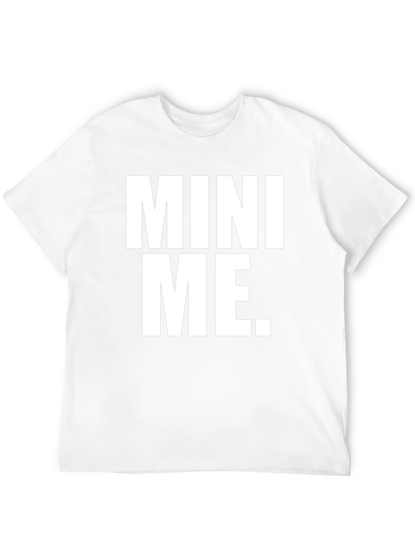 Mini Me Graphic Tee - Black Cotton Casual T-Shirt