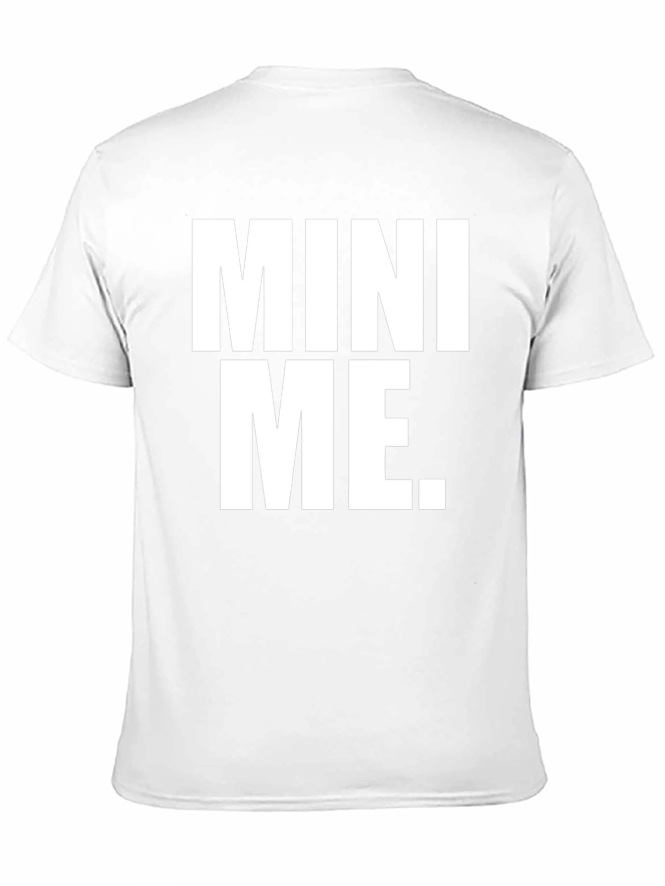 Mini Me Graphic Tee - Black Cotton Casual T-Shirt