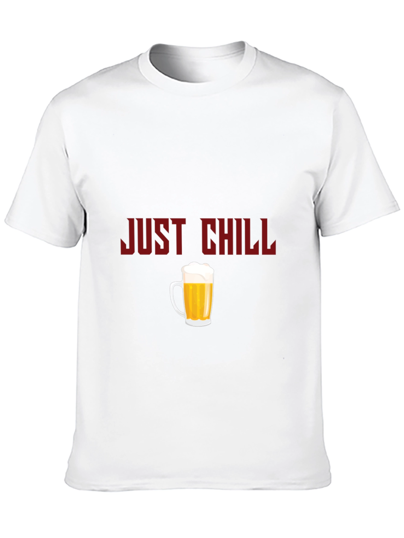 Just Chill Beer Graphic Tee - Black