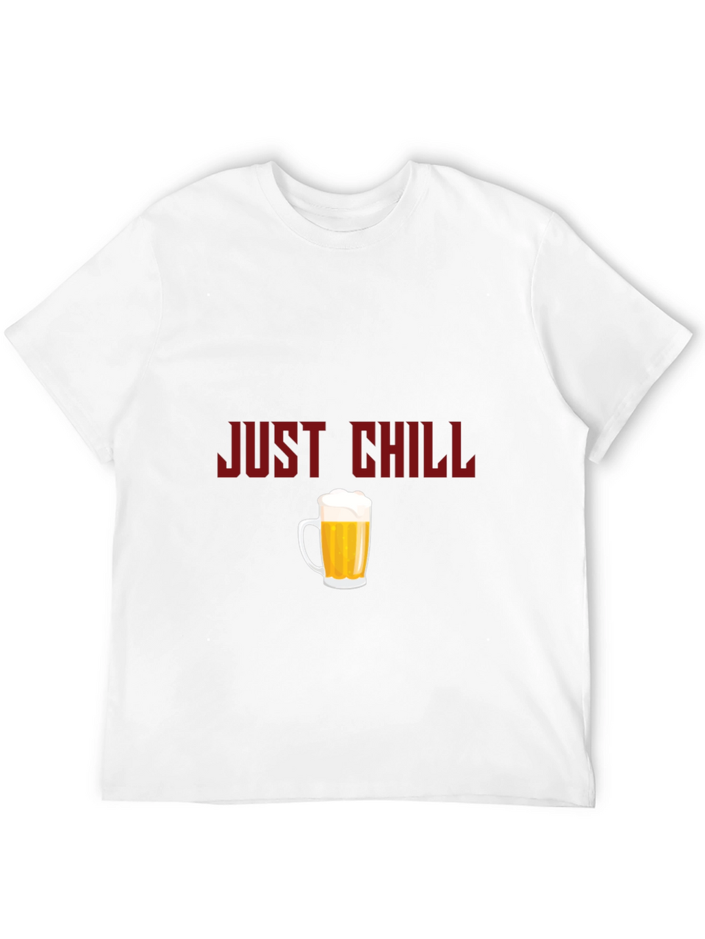 Just Chill Beer Graphic Tee - Black