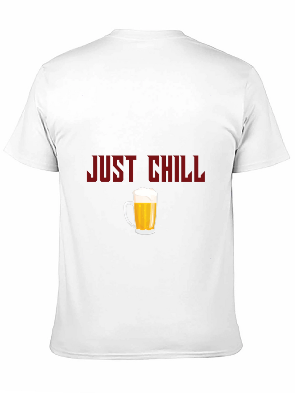 Just Chill Beer Graphic Tee - Black