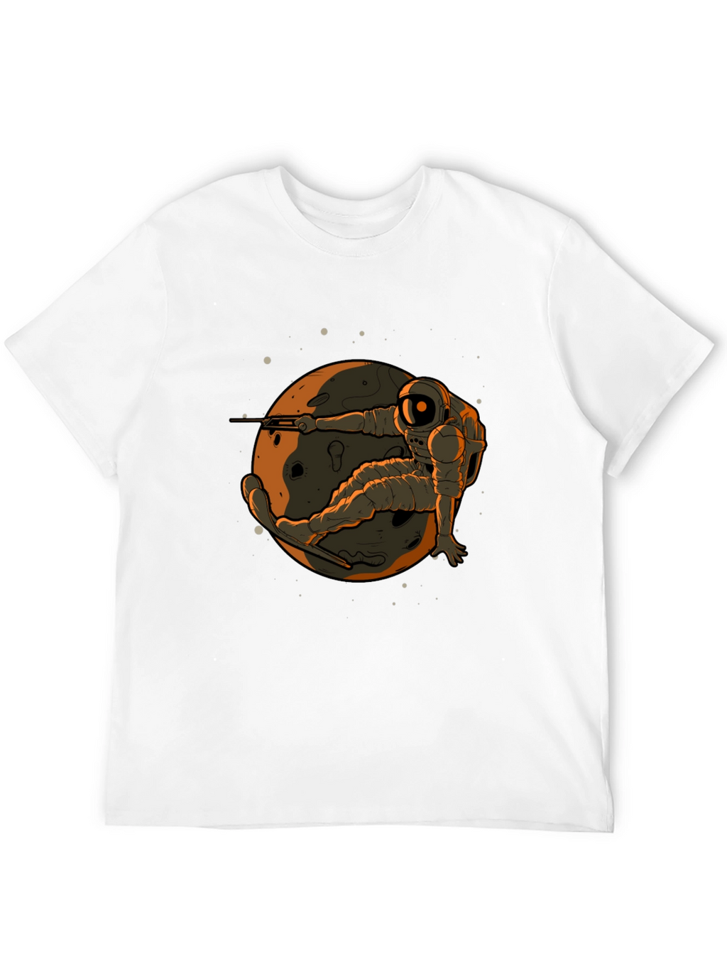 Astronaut Skateboard T-Shirt - Stylish Graphic Tee