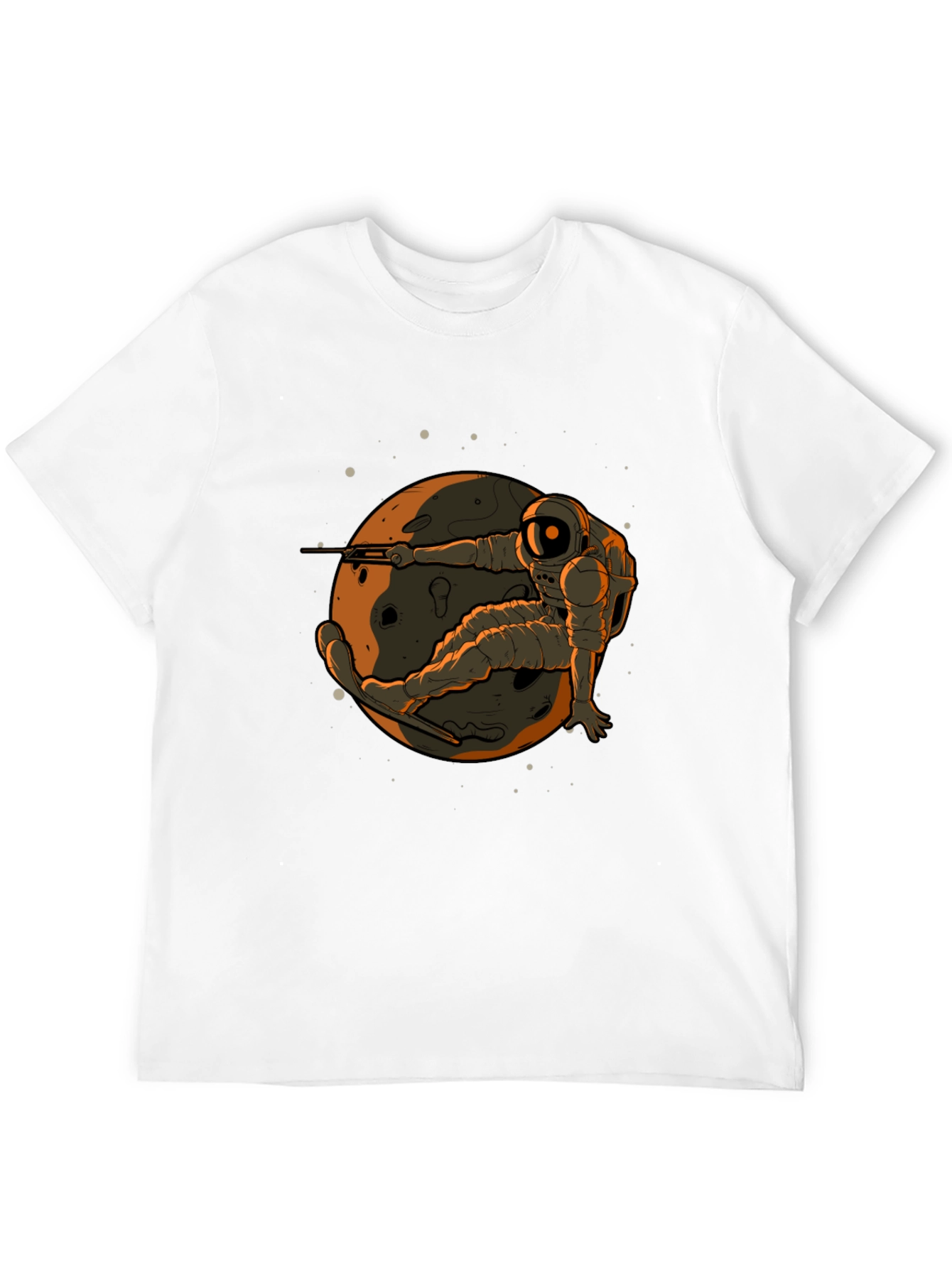 Astronaut Skateboard T-Shirt - Stylish Graphic Tee