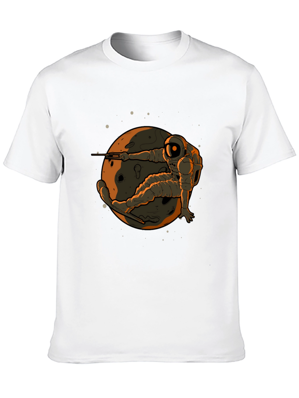 Astronaut Skateboard T-Shirt - Stylish Graphic Tee