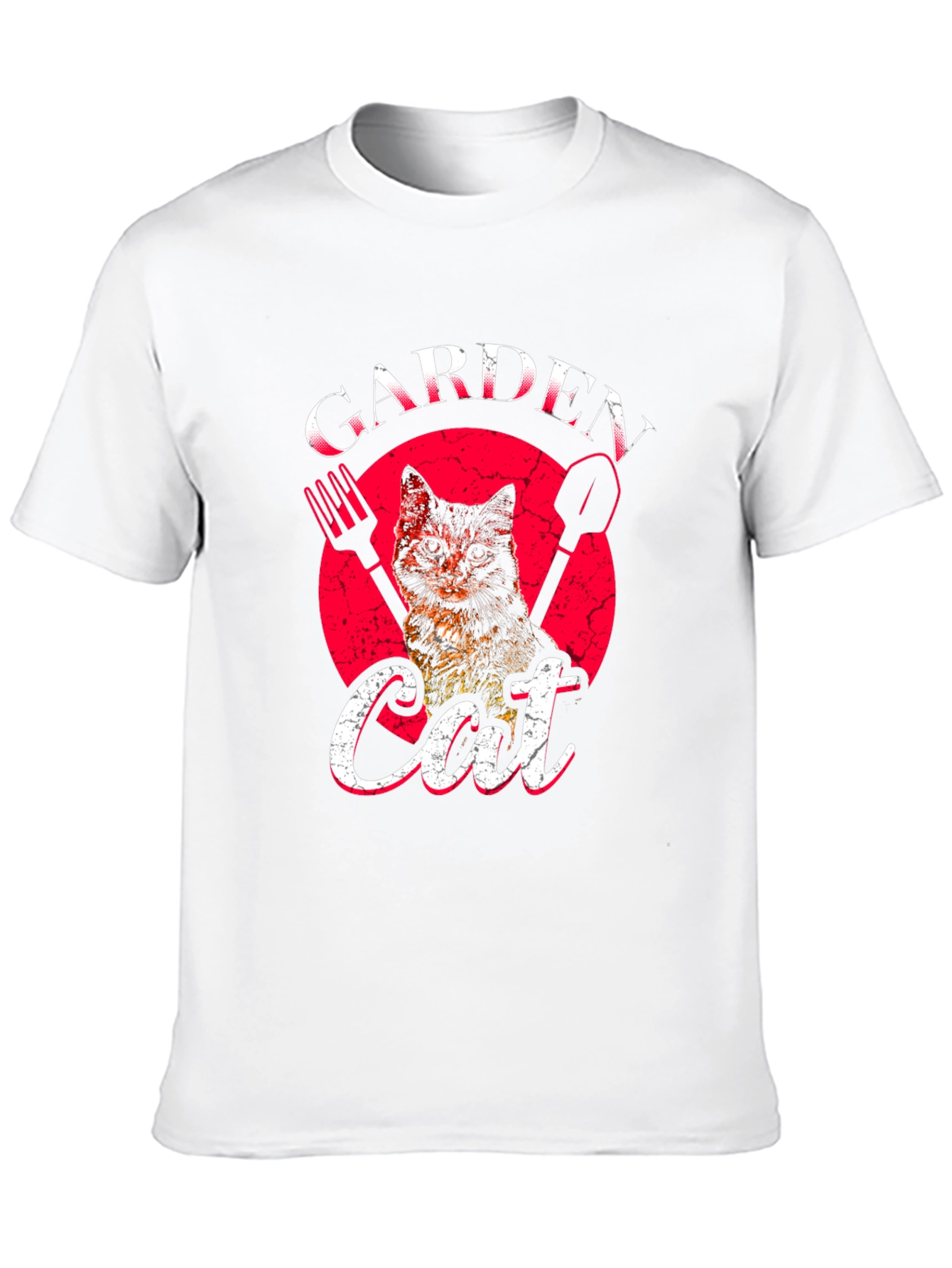 Garden Cat Graphic T-Shirt