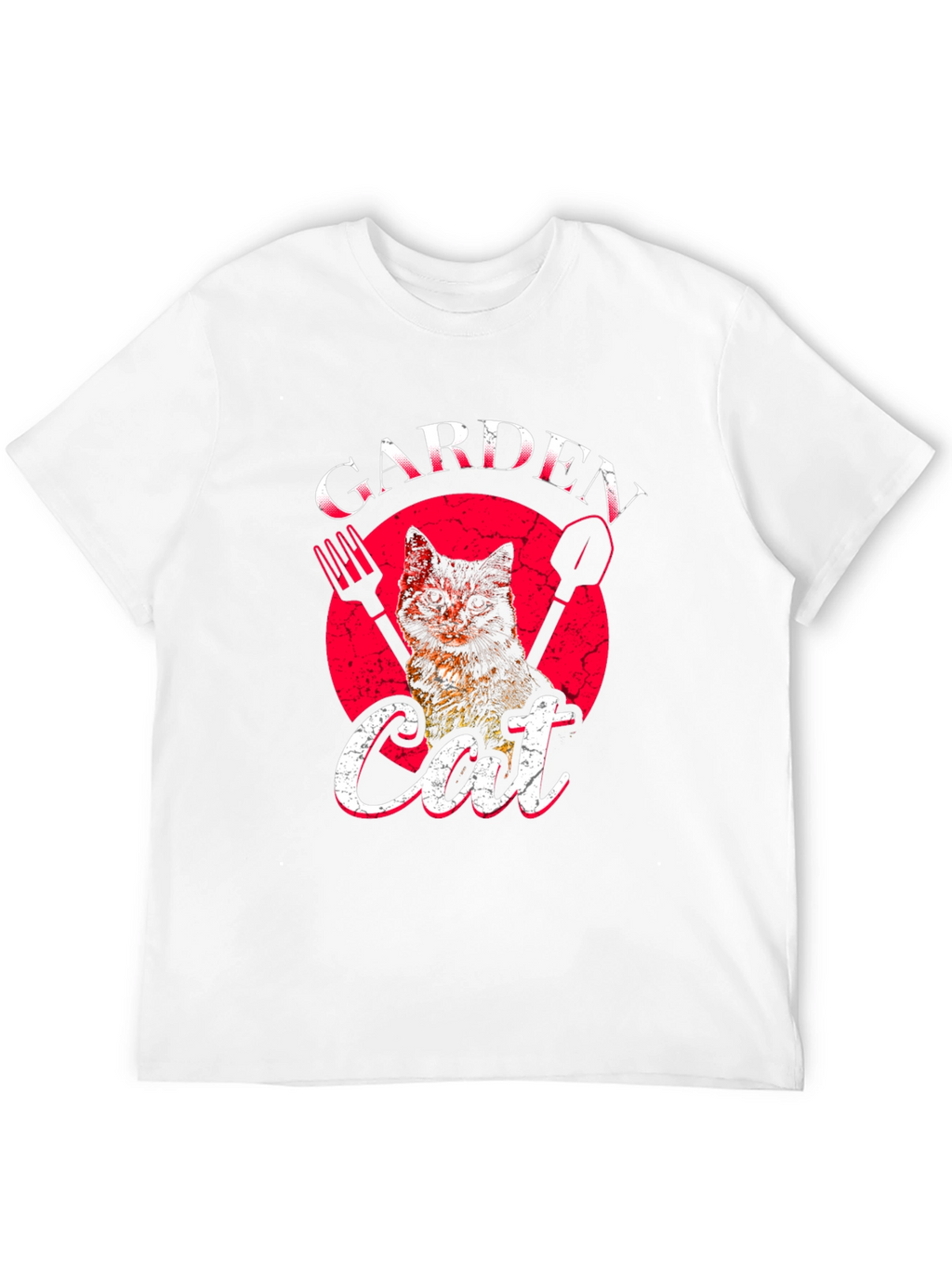 Garden Cat Graphic T-Shirt