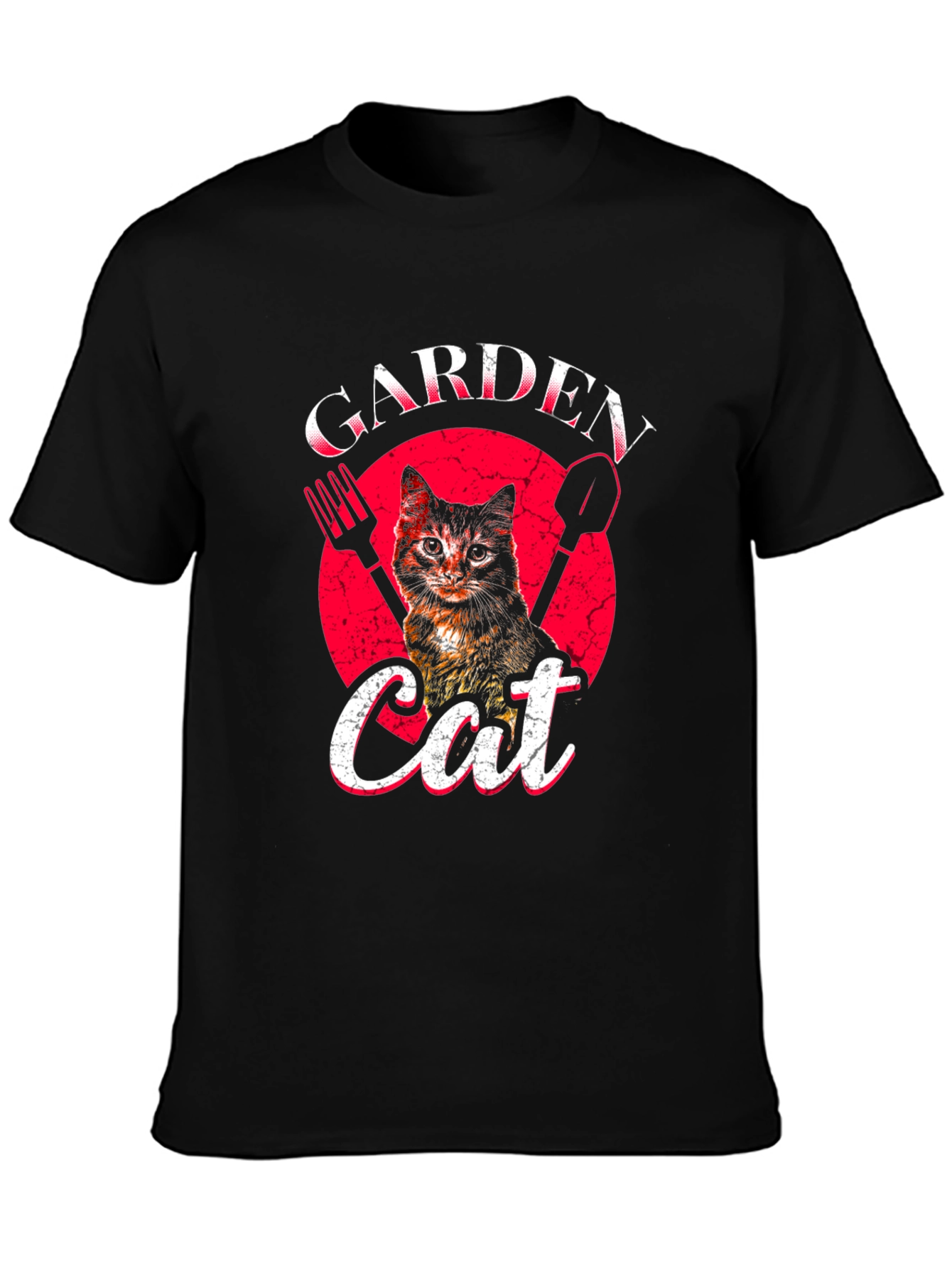 Garden Cat Graphic T-Shirt