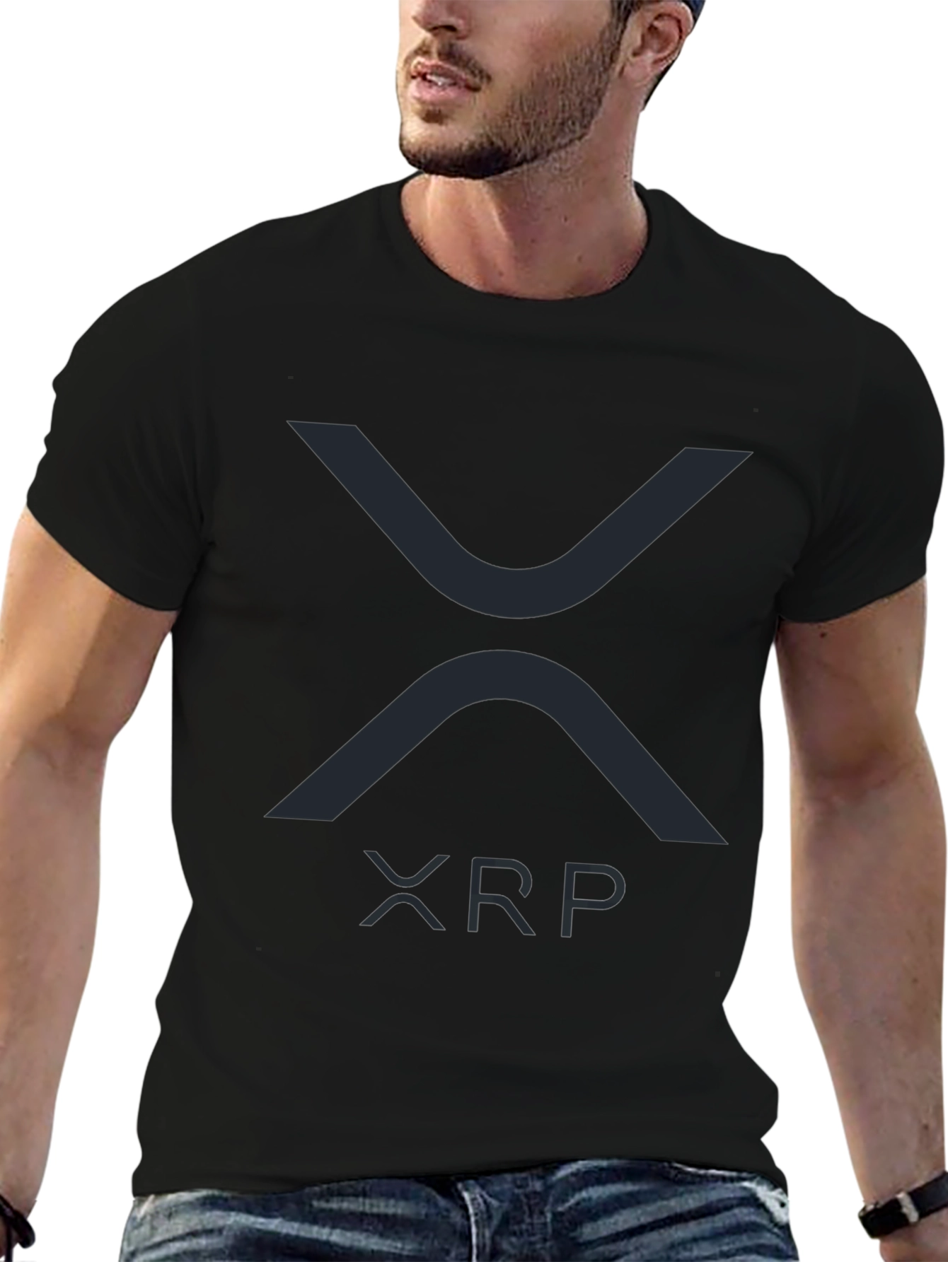 XRP Crypto Black T-Shirt