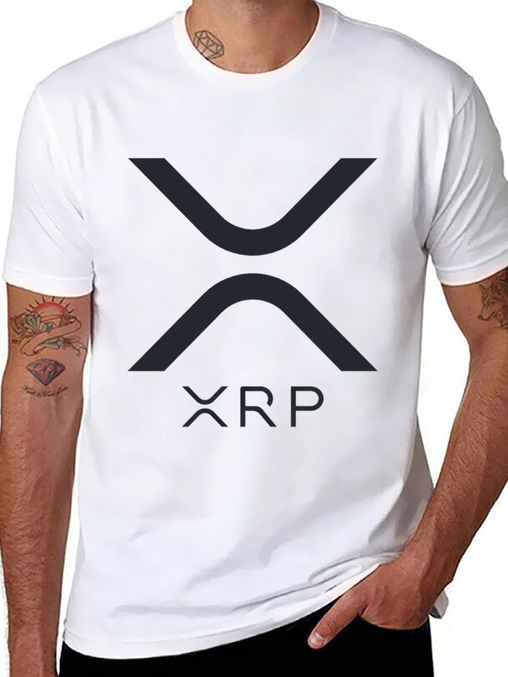XRP Crypto Black T-Shirt