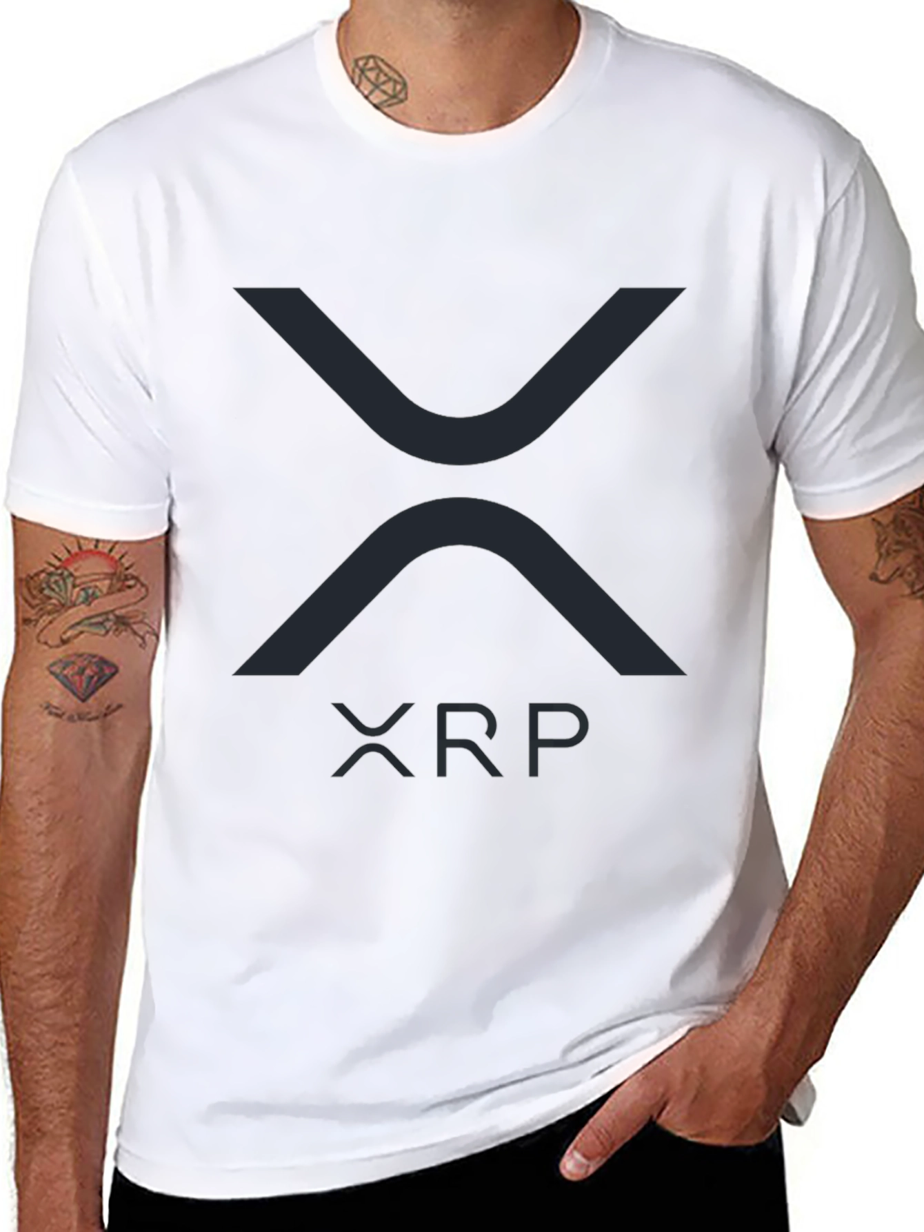 XRP Crypto Black T-Shirt