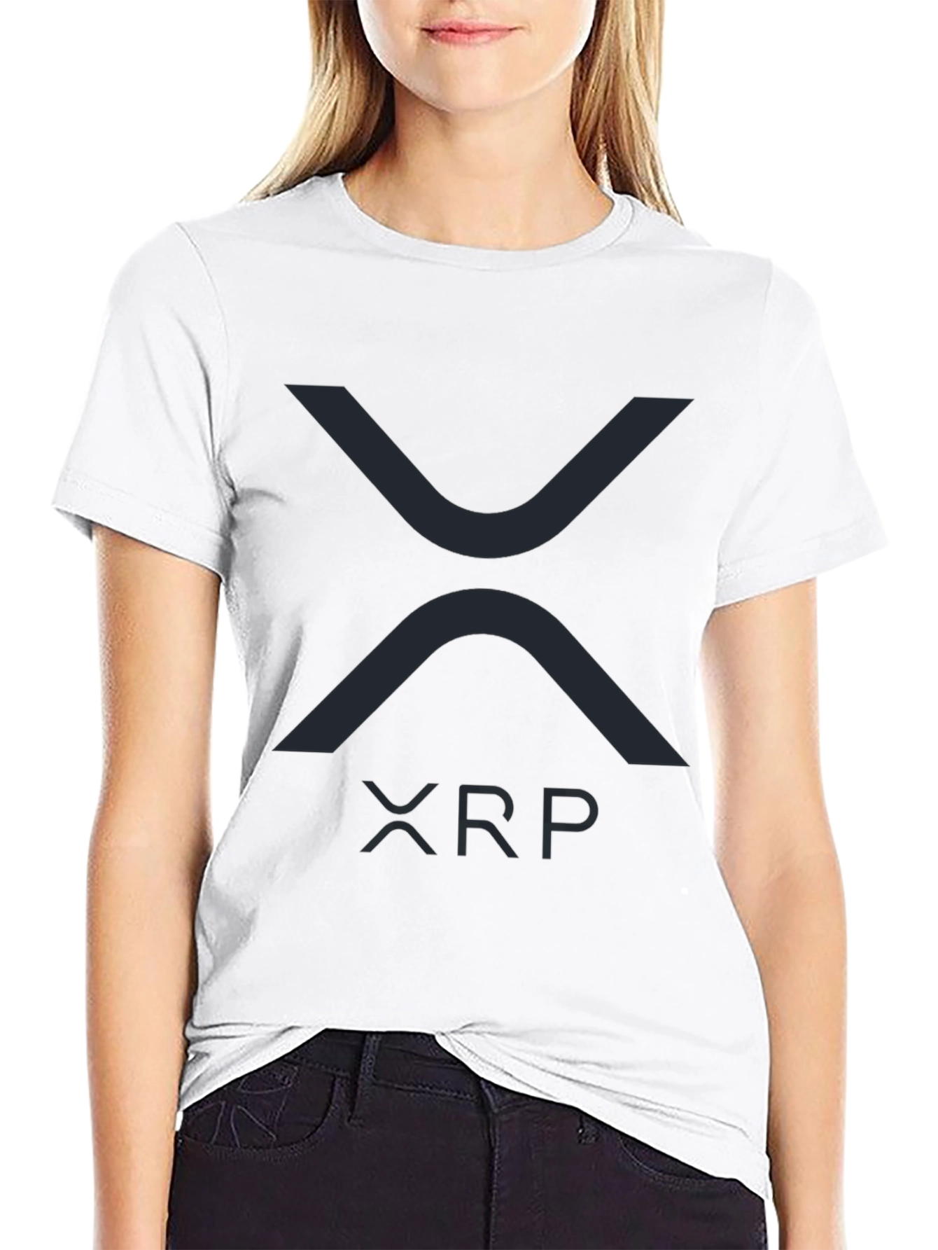 XRP Crypto Black T-Shirt
