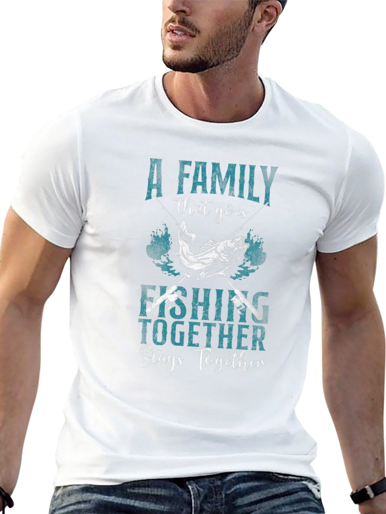 Family Fishing T-Shirt: Together Stays Together