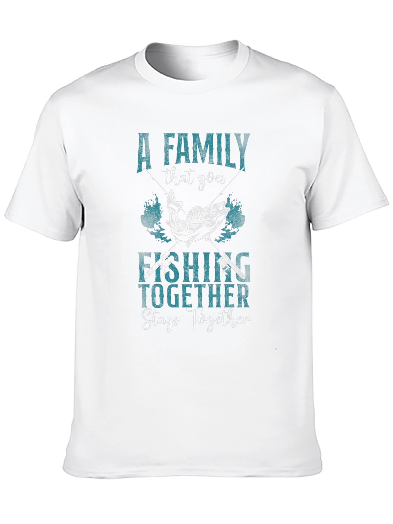 Family Fishing T-Shirt: Together Stays Together