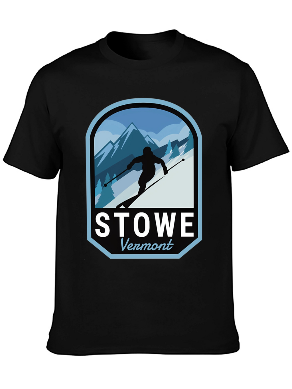 Stowe Vermont Skiing T-Shirt