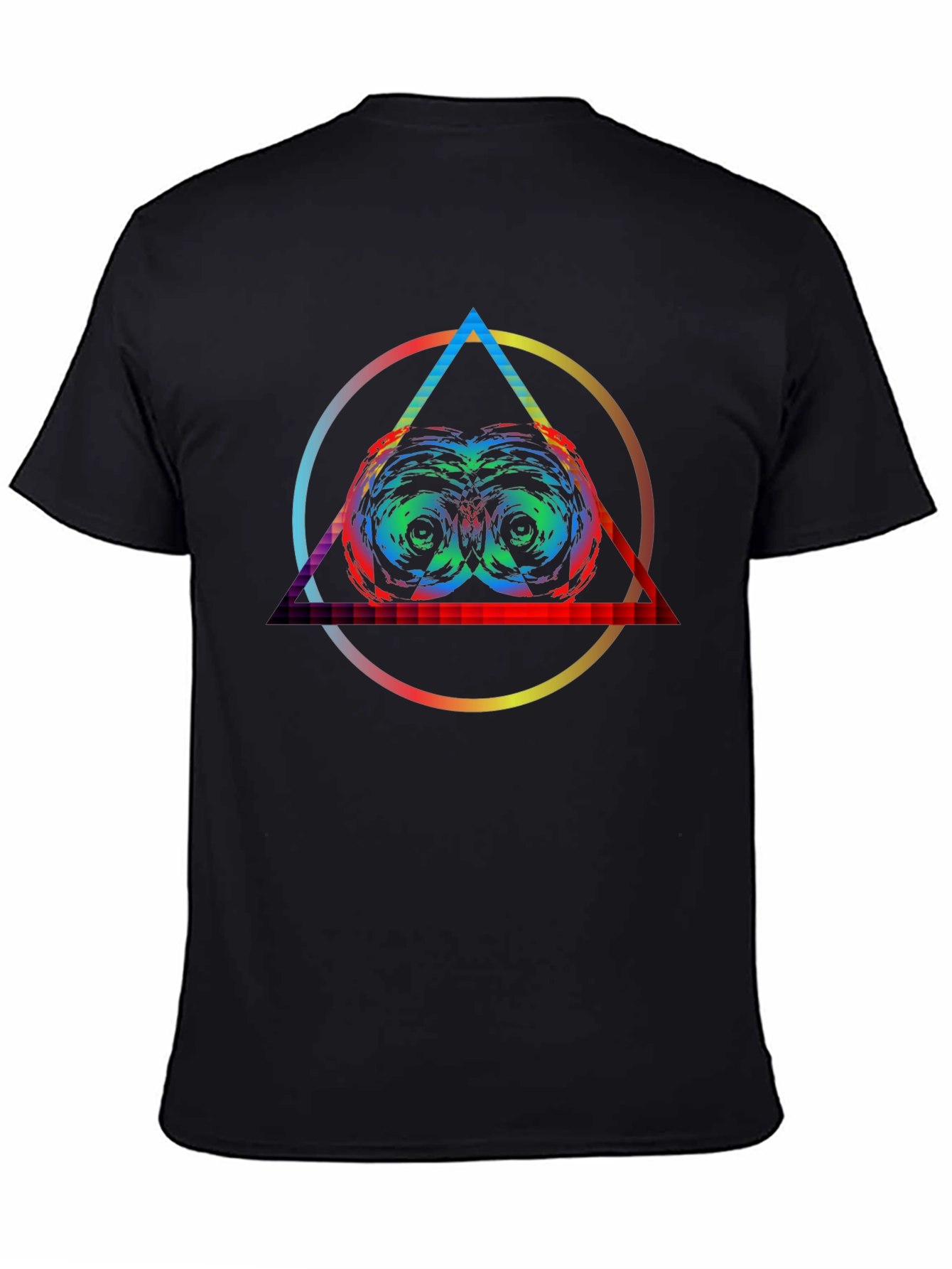 Psychedelic Owl Eye T-Shirt - Colorful Graphic Tee