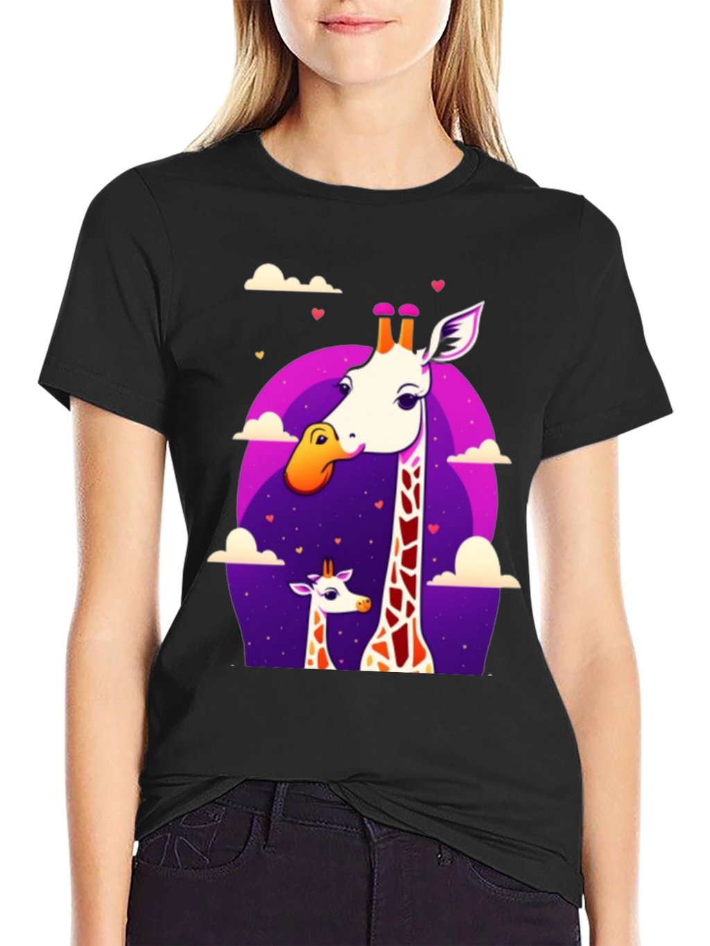 Giraffe Love Graphic Tee