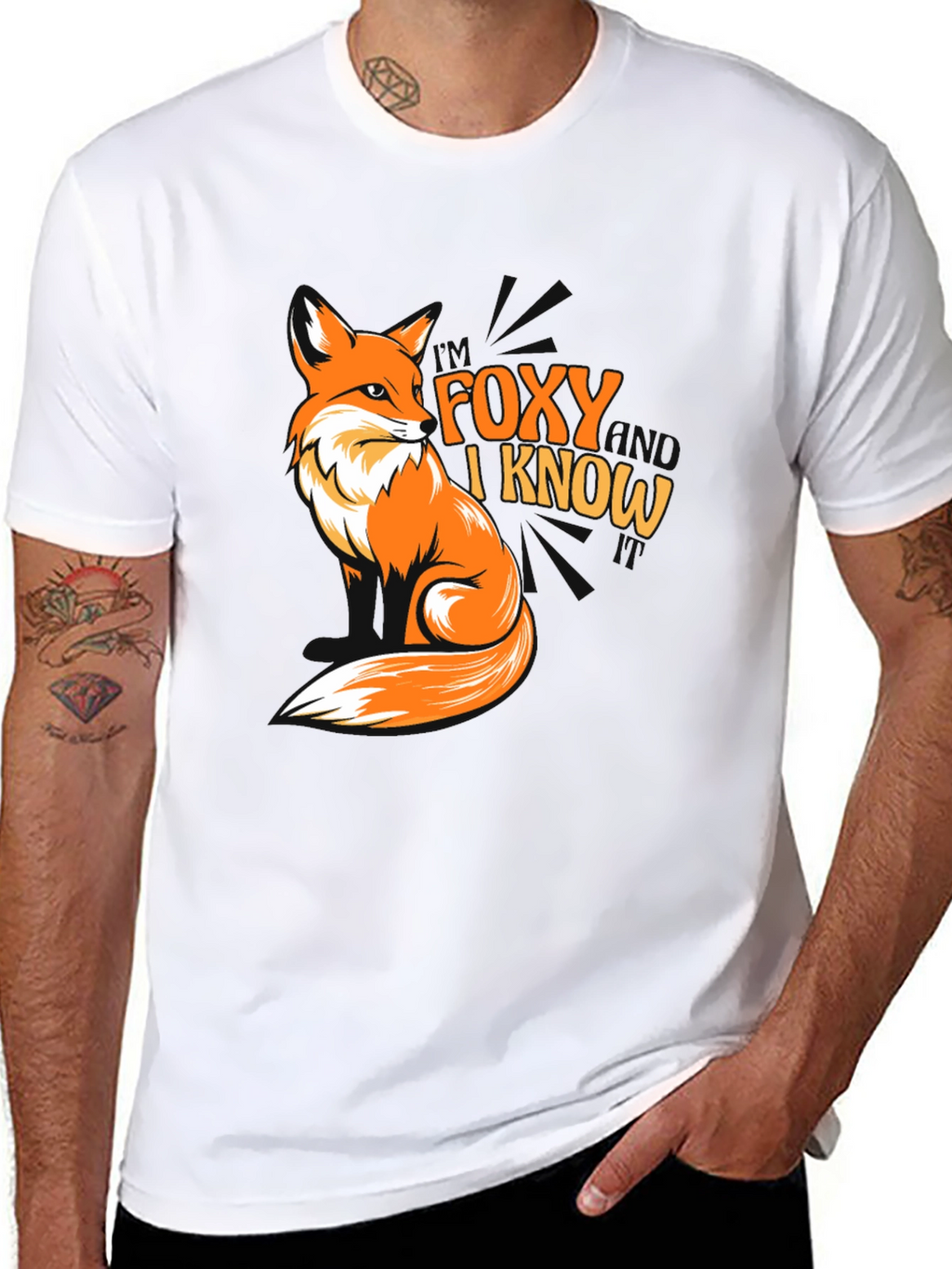 Foxy I Know T-Shirt - Cool Fox Graphic Tee