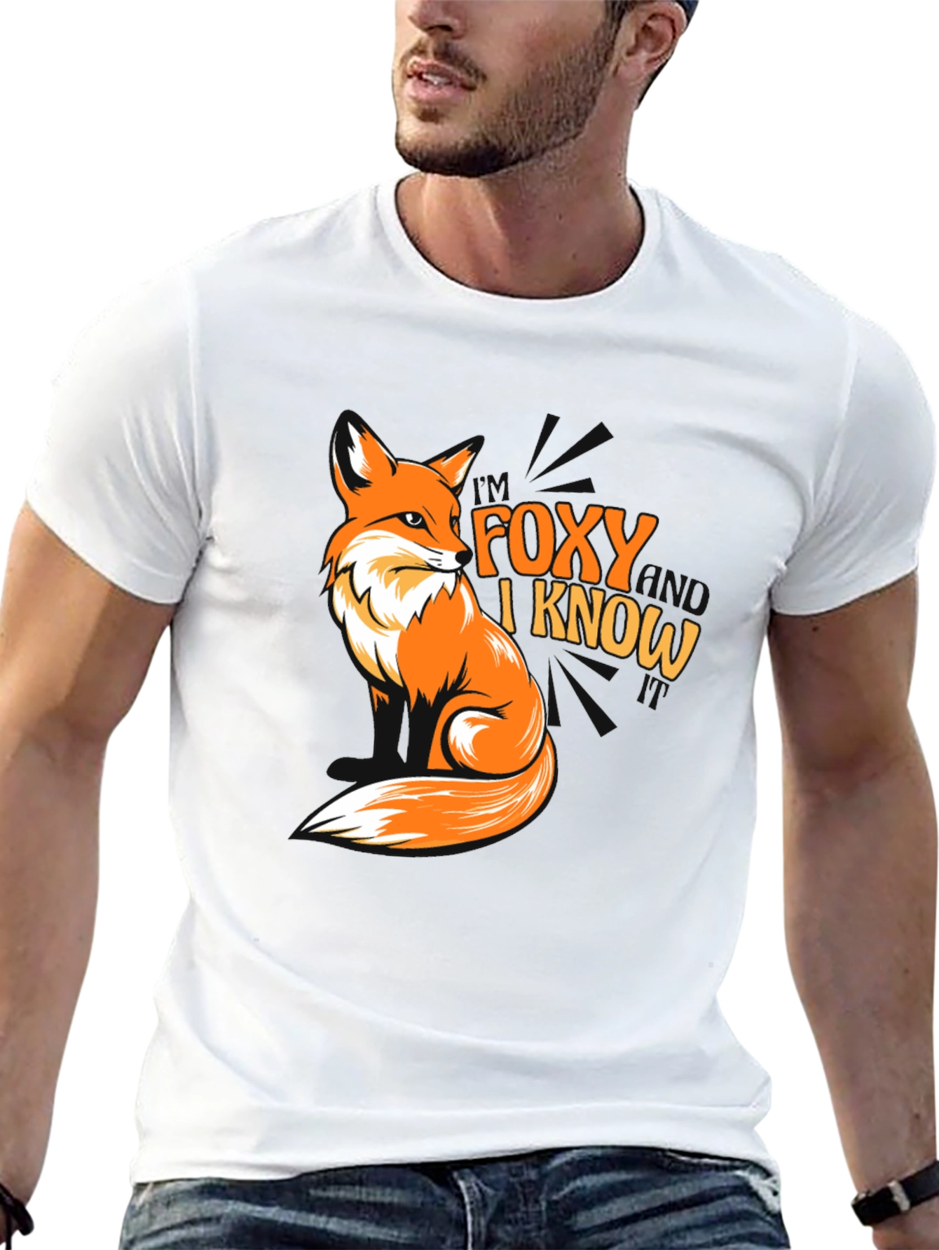 Foxy I Know T-Shirt - Cool Fox Graphic Tee