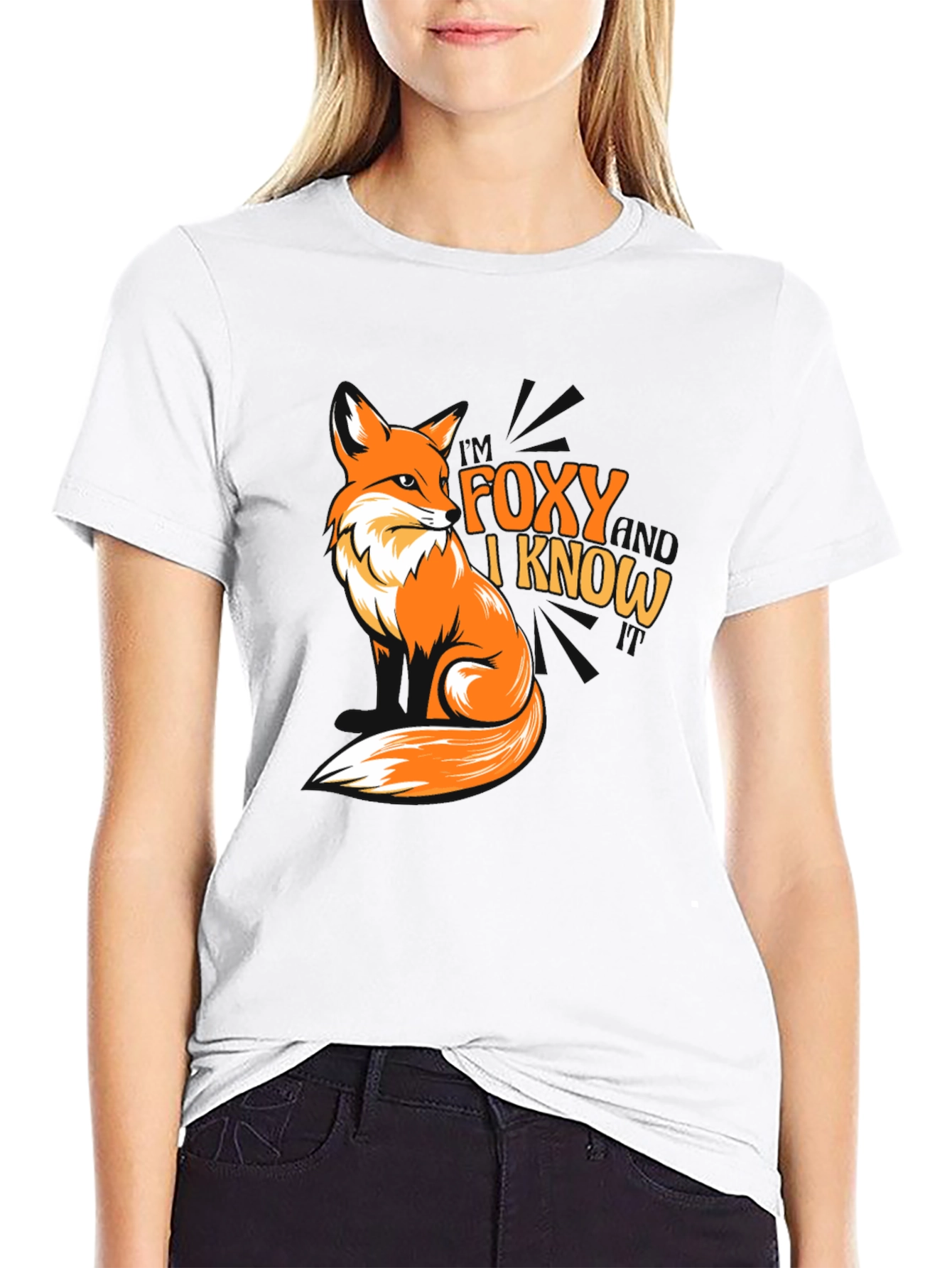 Foxy I Know T-Shirt - Cool Fox Graphic Tee