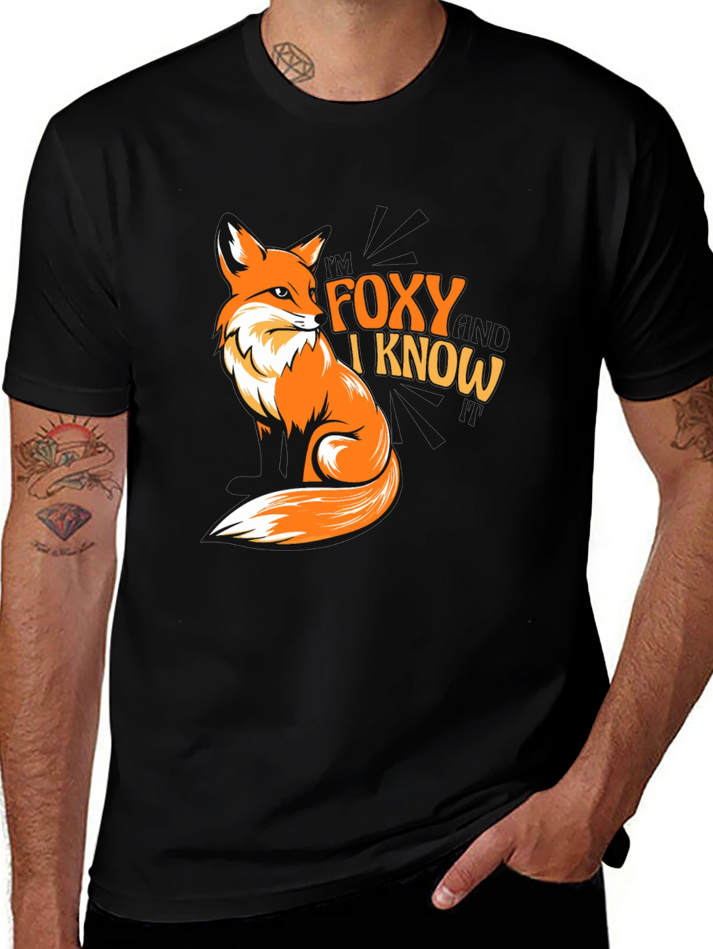 Foxy I Know T-Shirt - Cool Fox Graphic Tee