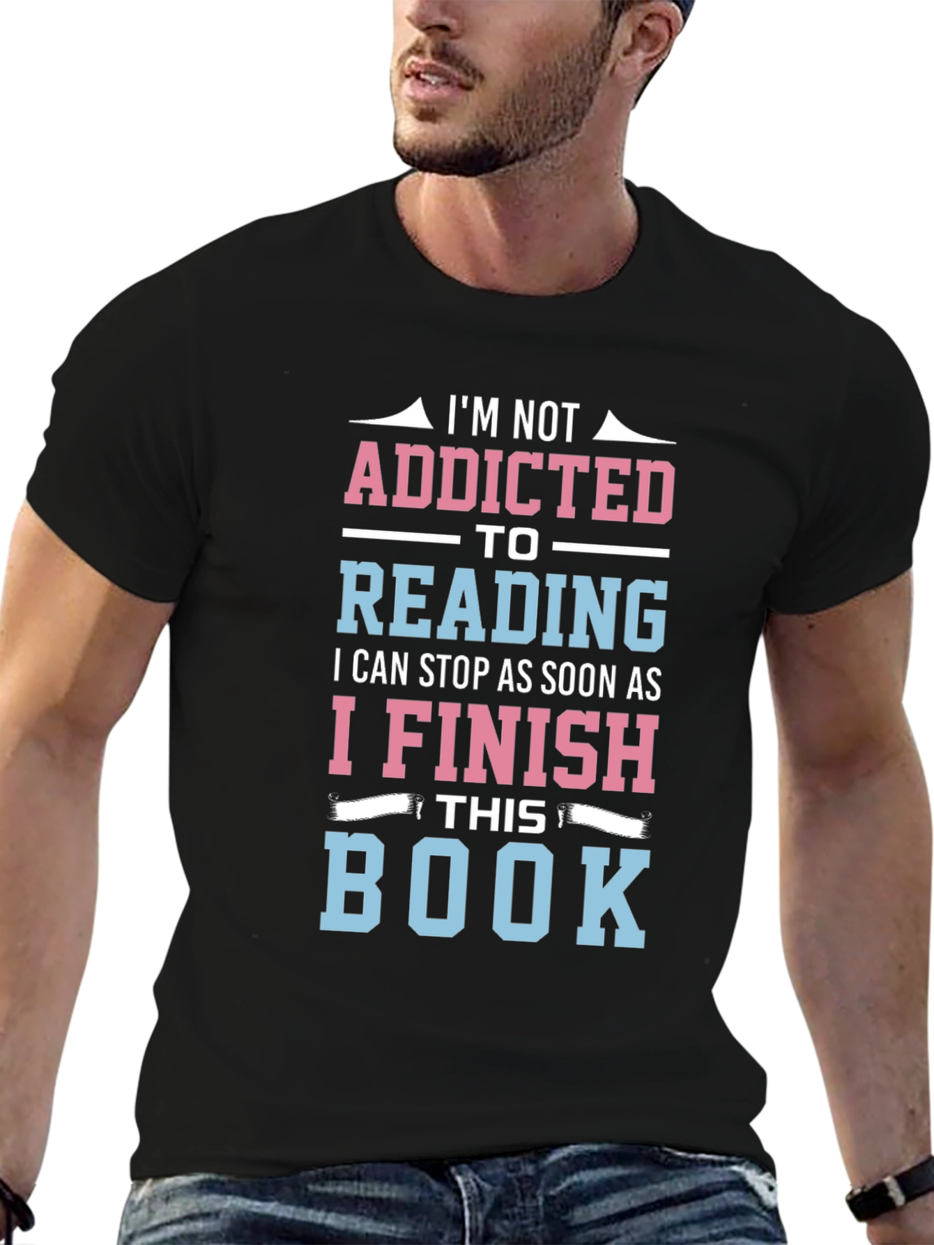 Funny Reading Addict T-Shirt: Just One More Chapter!