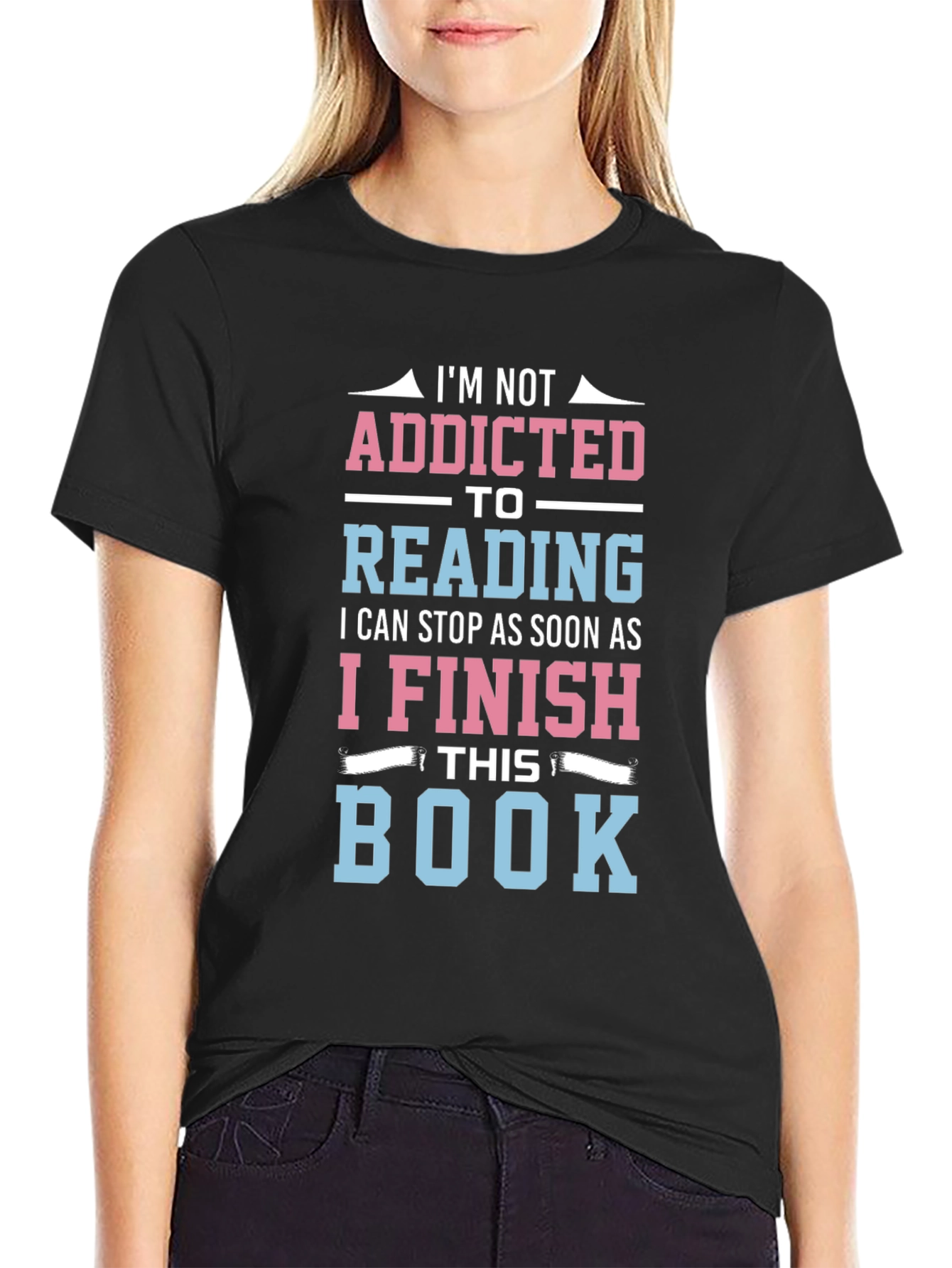 Funny Reading Addict T-Shirt: Just One More Chapter!