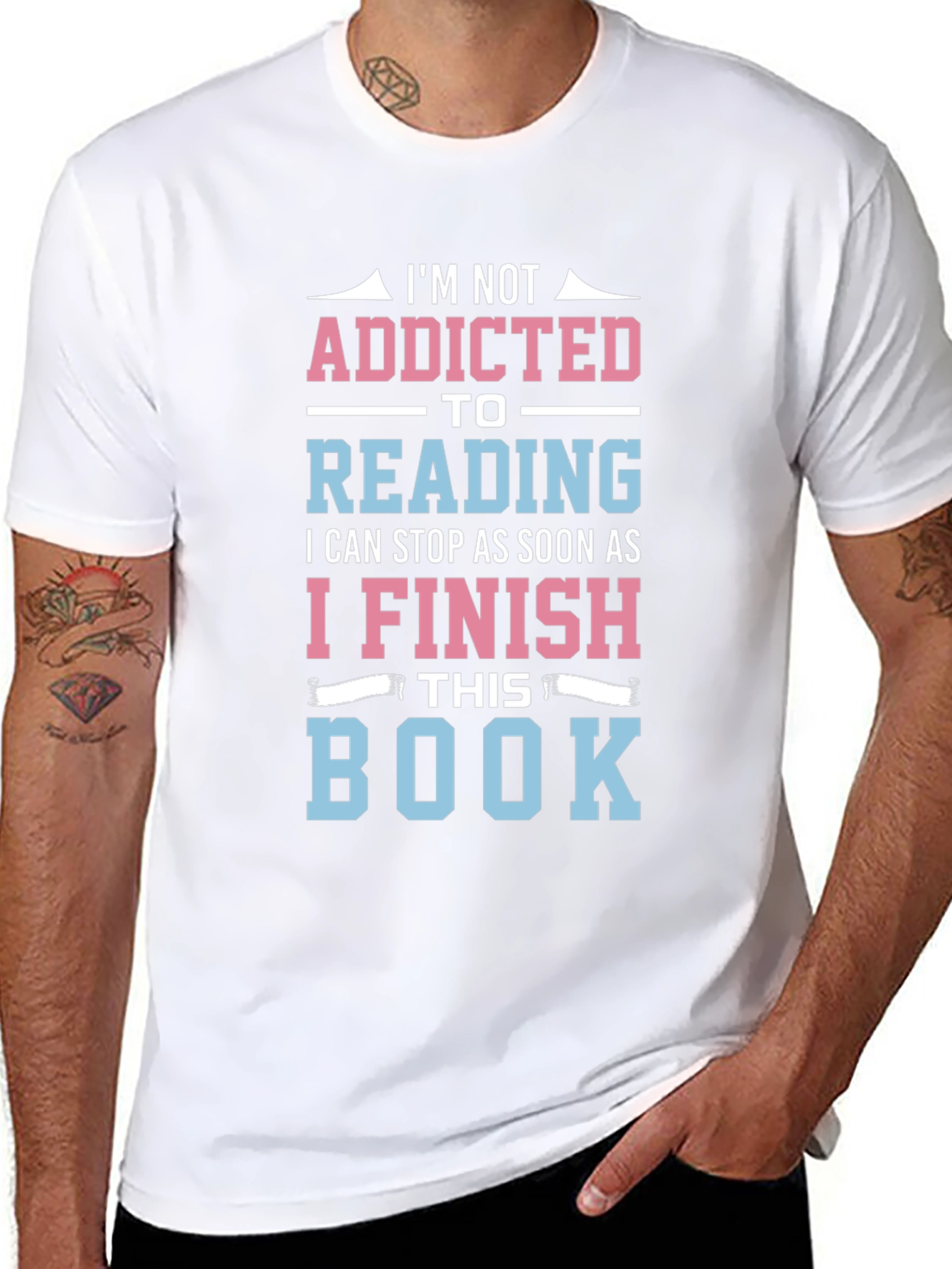 Funny Reading Addict T-Shirt: Just One More Chapter!