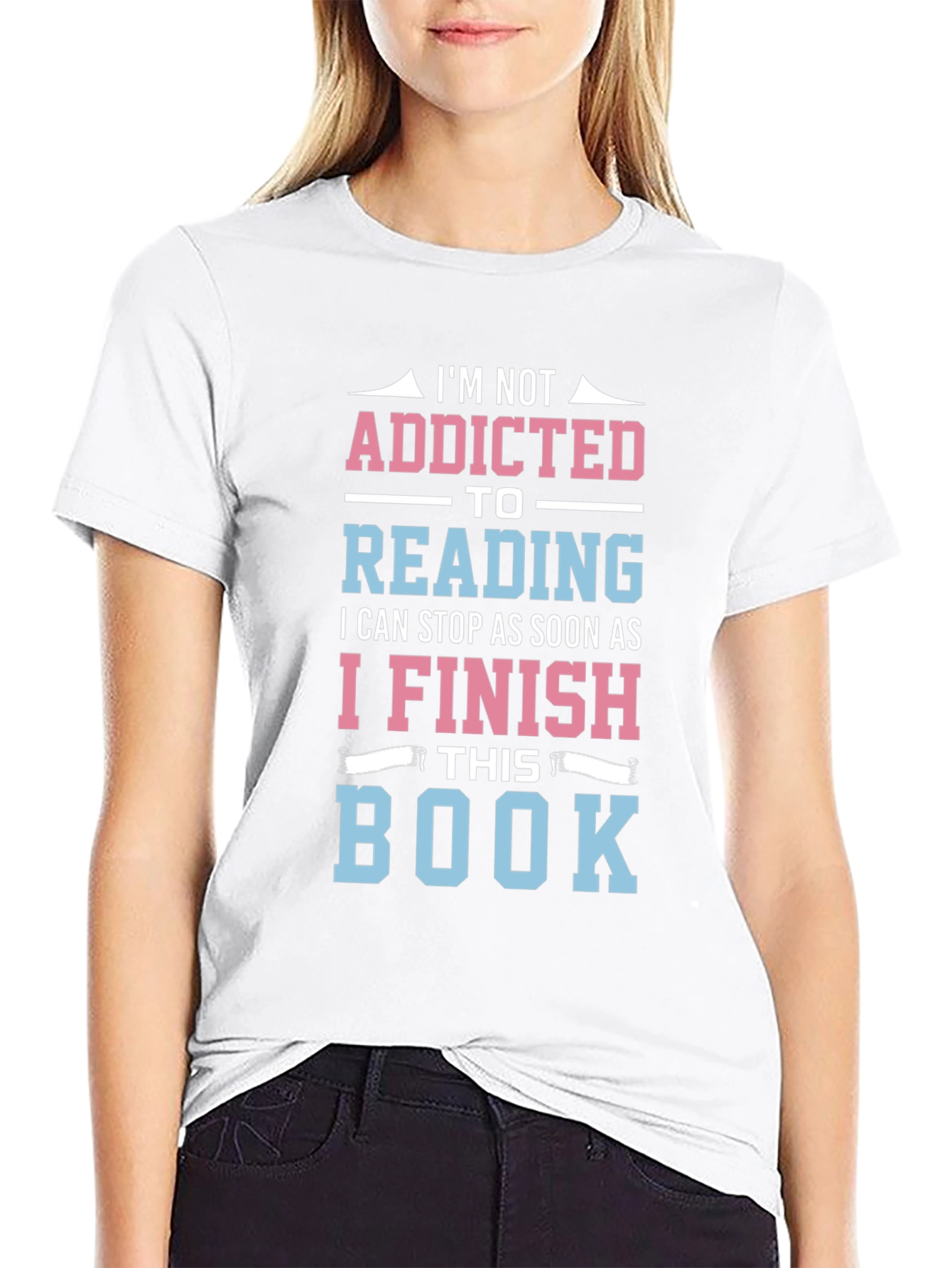 Funny Reading Addict T-Shirt: Just One More Chapter!