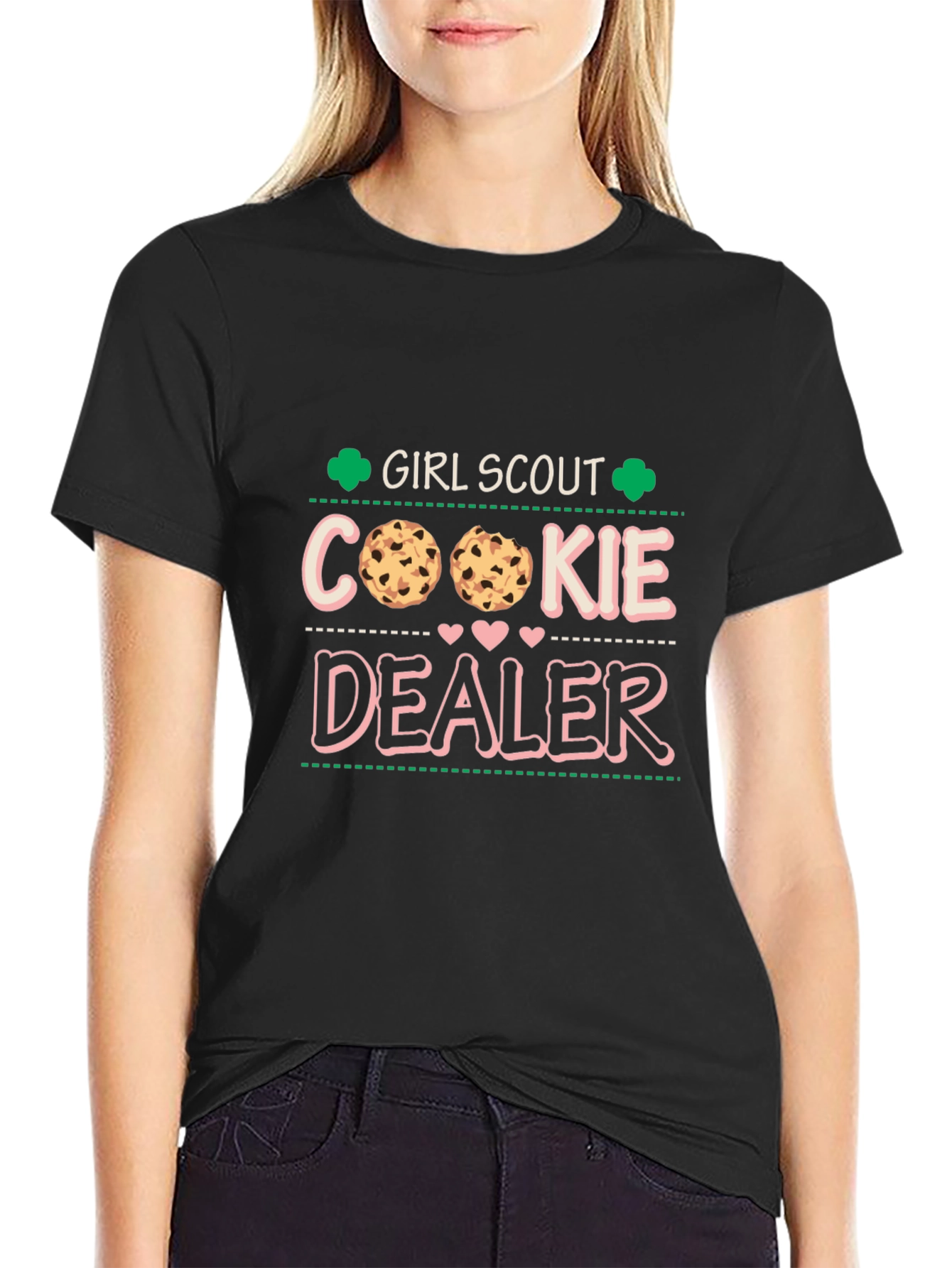 Girl Scout Cookie Dealer Black T-Shirt