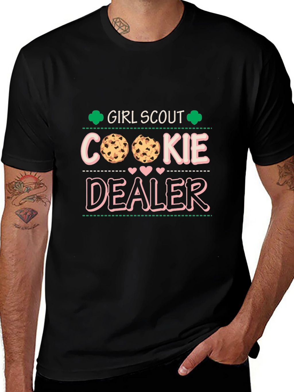Girl Scout Cookie Dealer Black T-Shirt