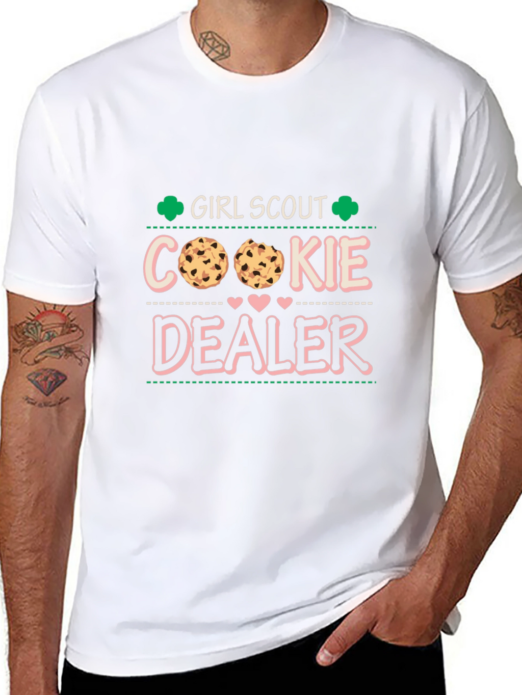 Girl Scout Cookie Dealer Black T-Shirt