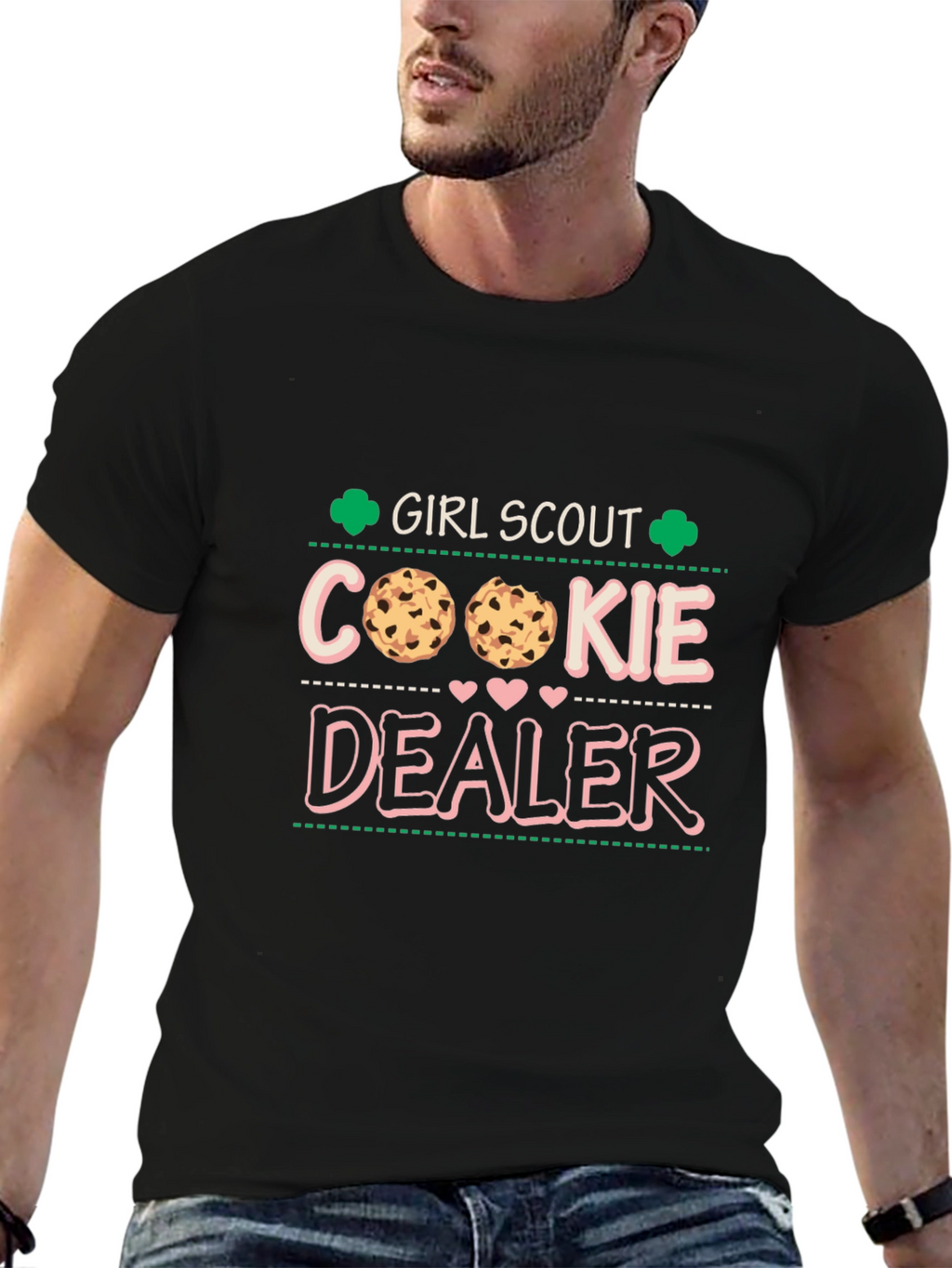 Girl Scout Cookie Dealer Black T-Shirt