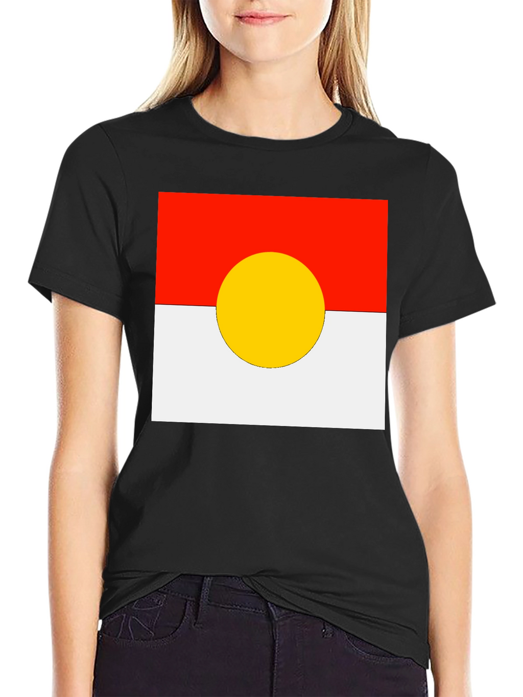 Red White and Yellow Circle T-Shirt