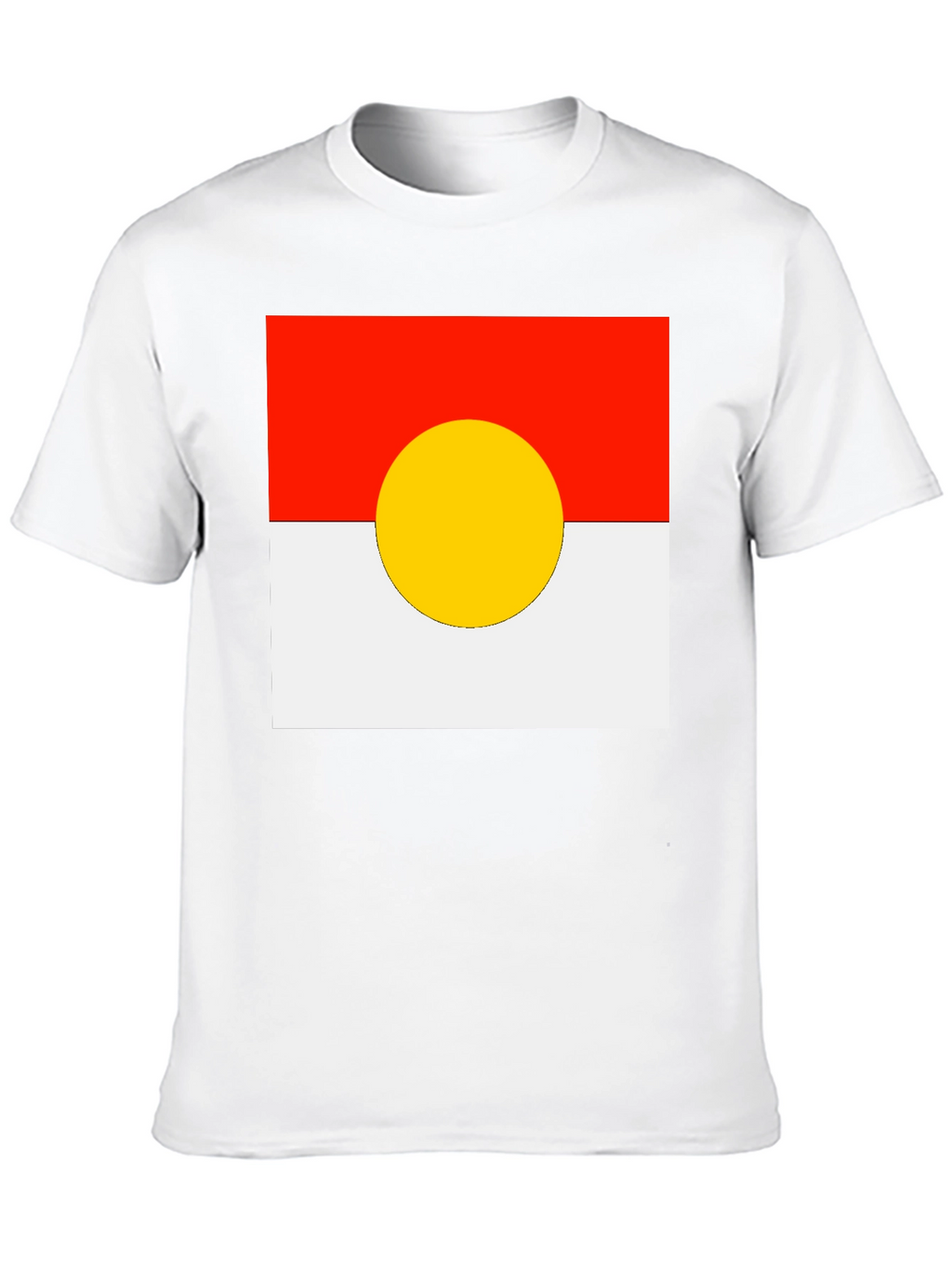 Red White and Yellow Circle T-Shirt