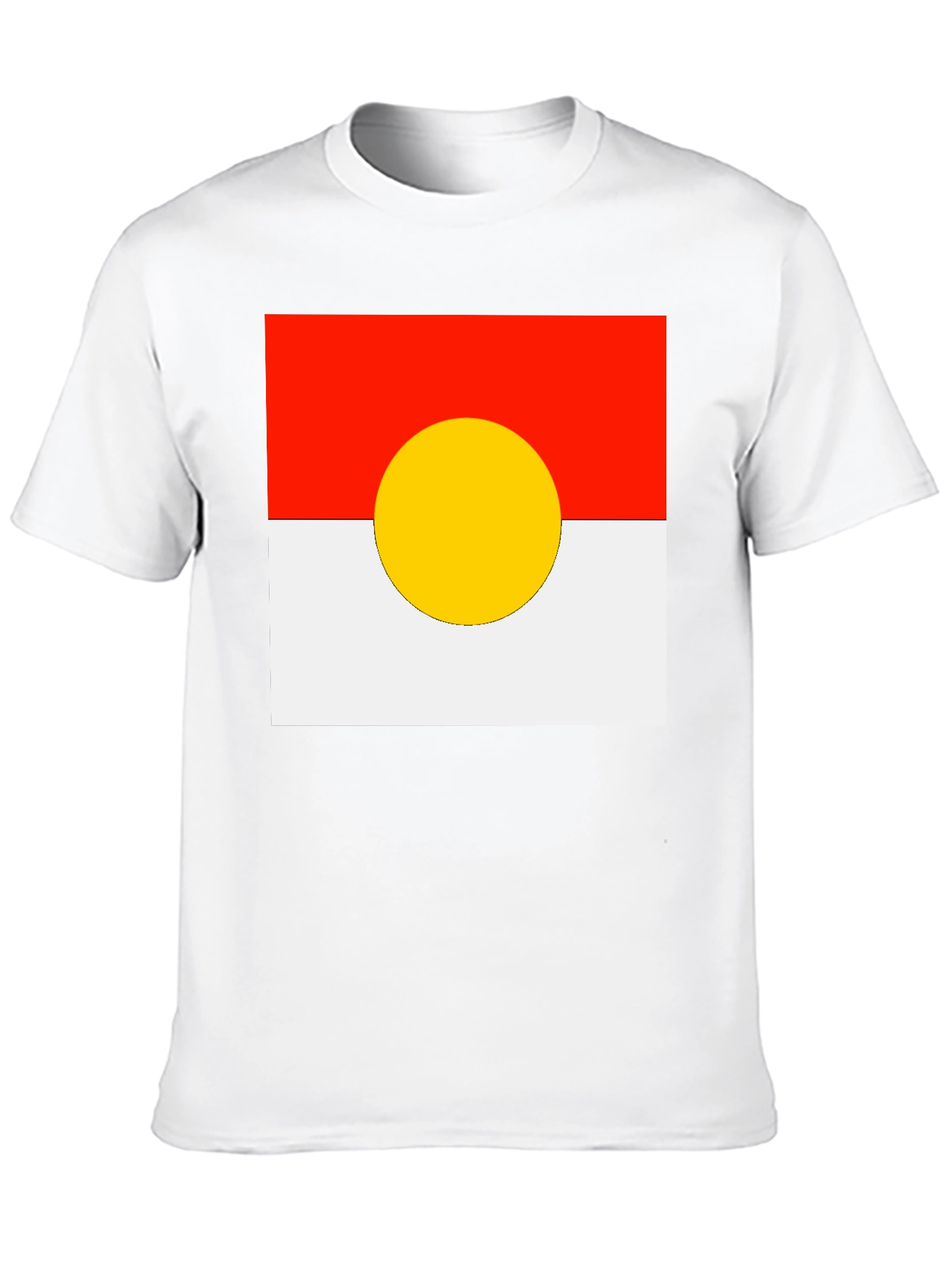 Red White and Yellow Circle T-Shirt