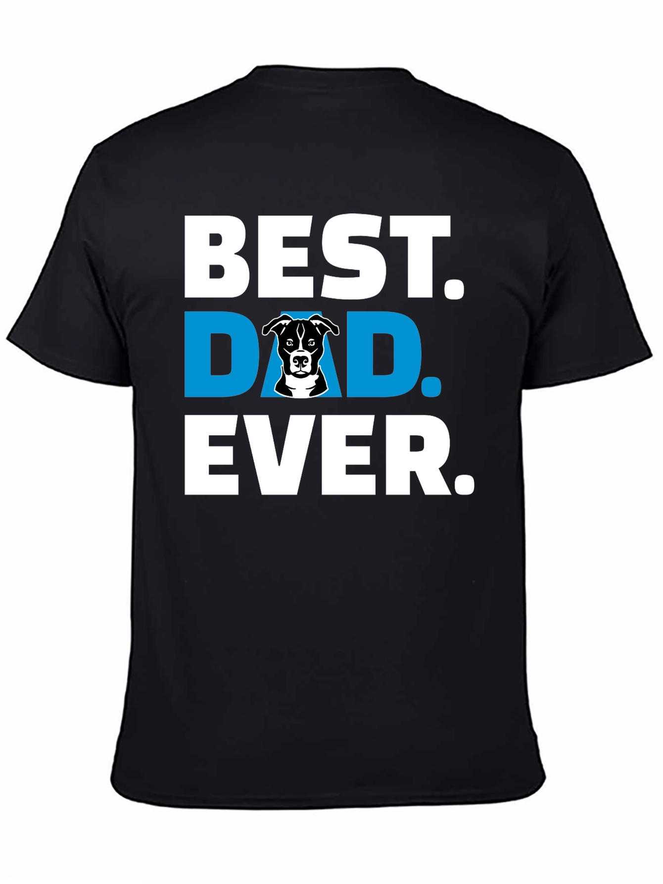 Best Dog Dad Ever Black T-Shirt