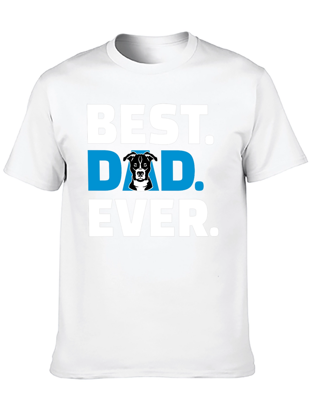 Best Dog Dad Ever Black T-Shirt