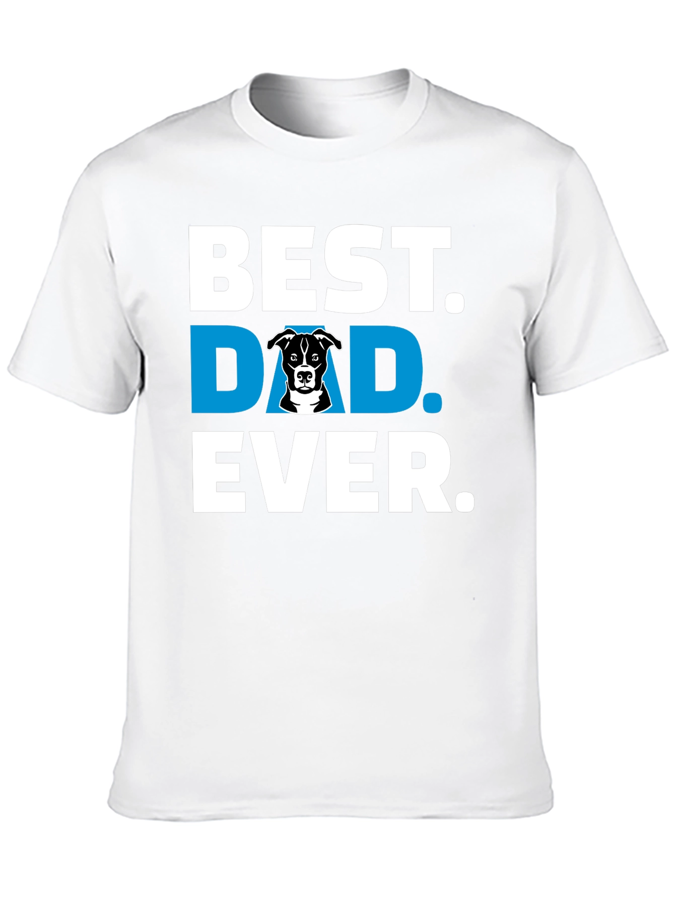 Best Dog Dad Ever Black T-Shirt