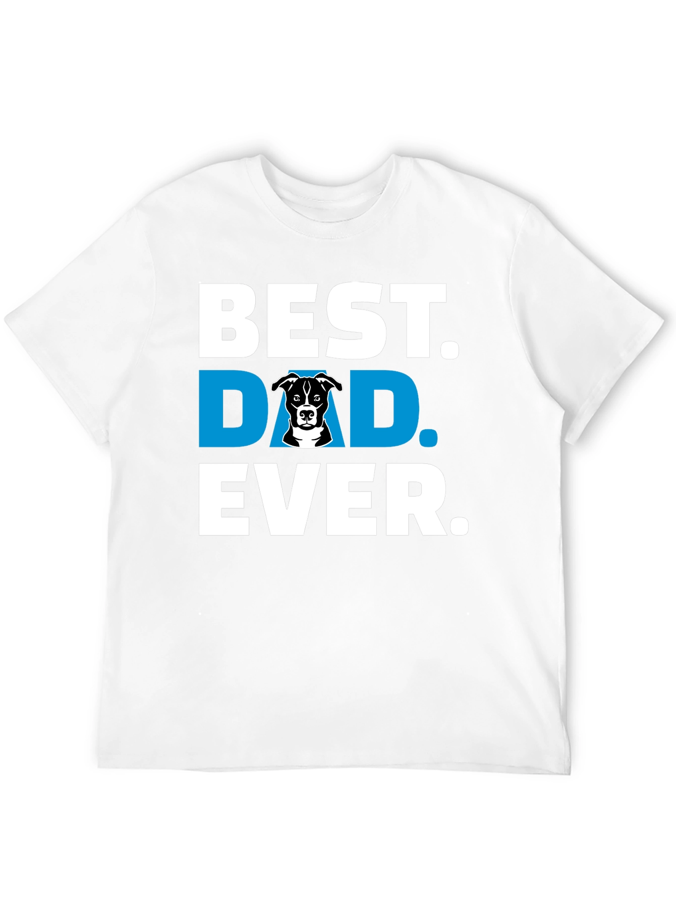 Best Dog Dad Ever Black T-Shirt