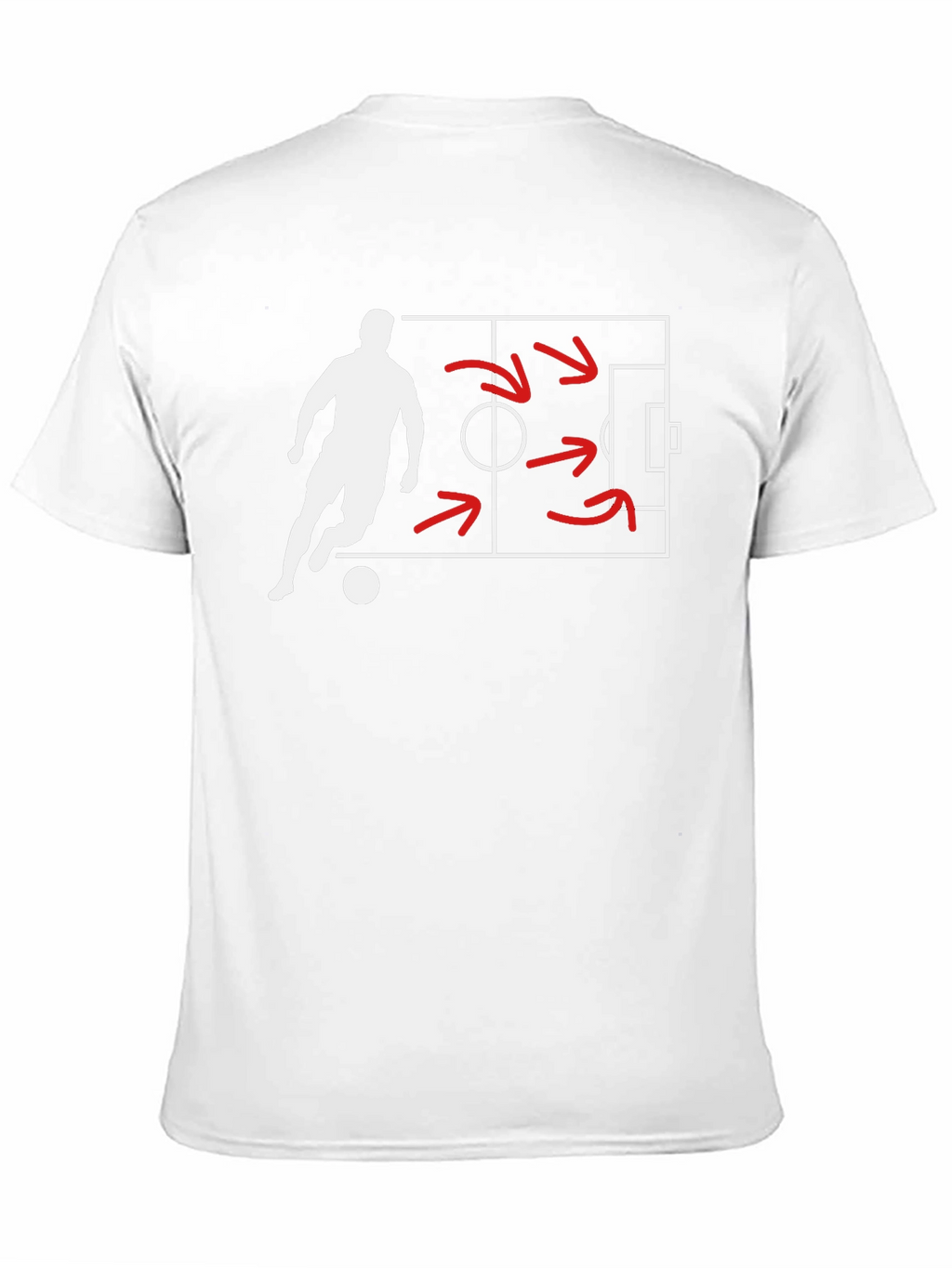 Soccer Strategy Black T-Shirt