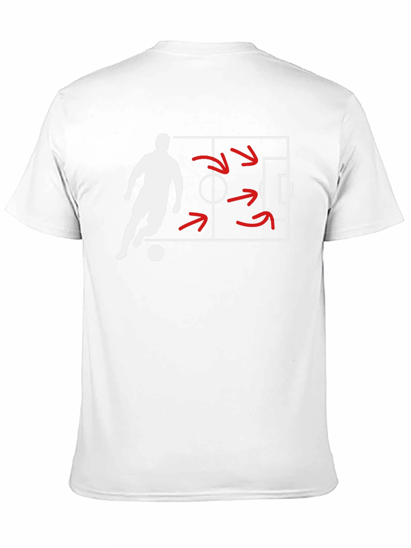 Soccer Strategy Black T-Shirt