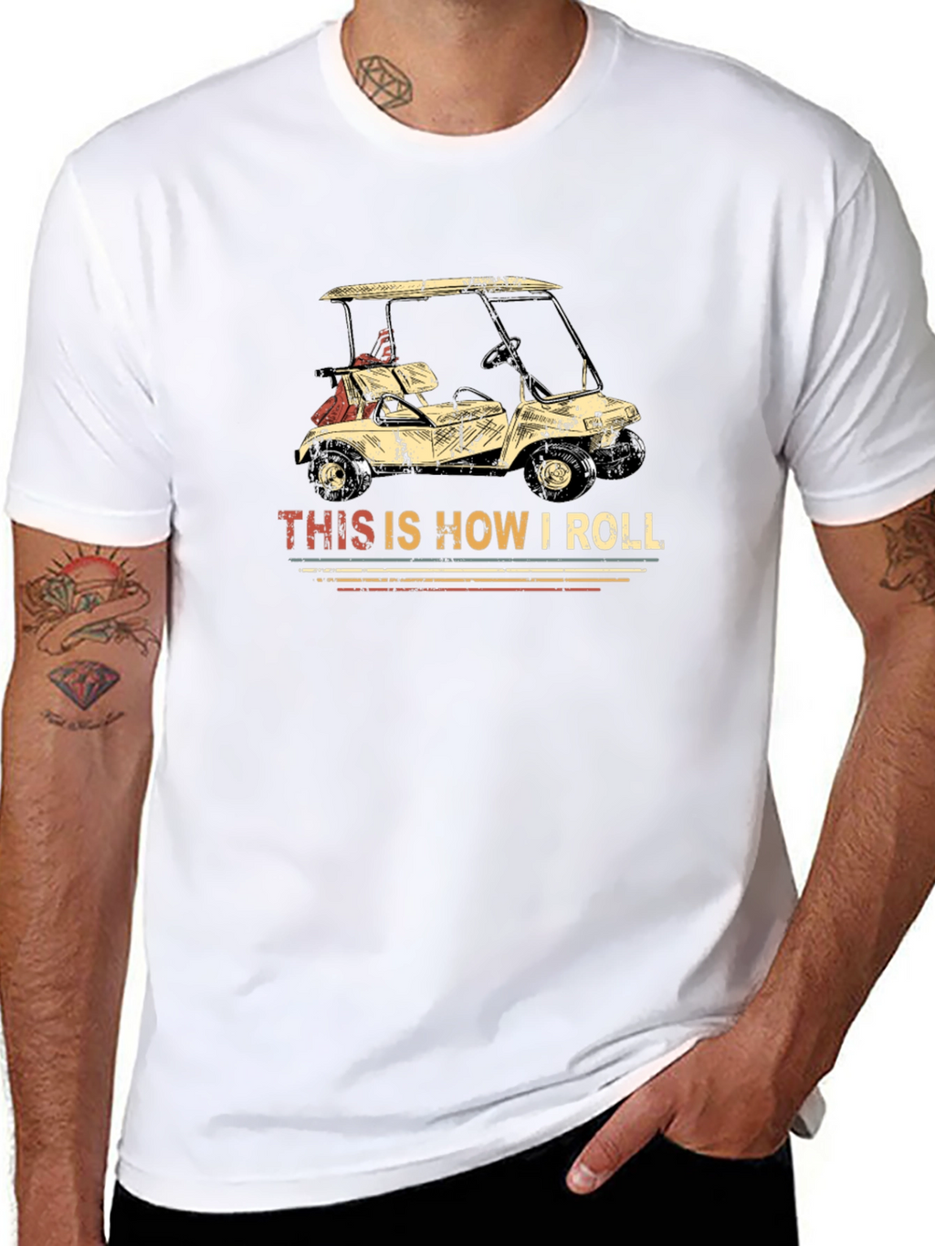 This Is How I Roll Funny Golf Cart T-Shirt
