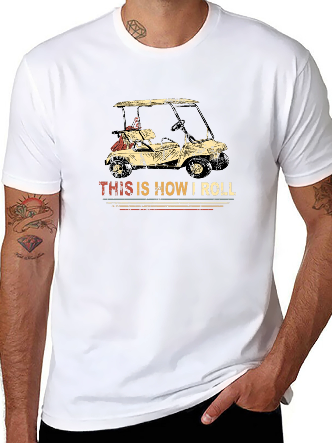 This Is How I Roll Funny Golf Cart T-Shirt