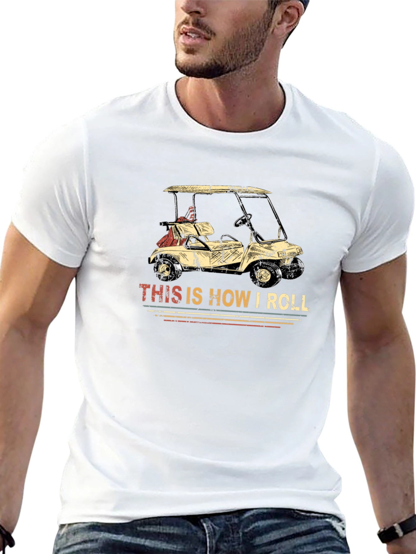 This Is How I Roll Funny Golf Cart T-Shirt