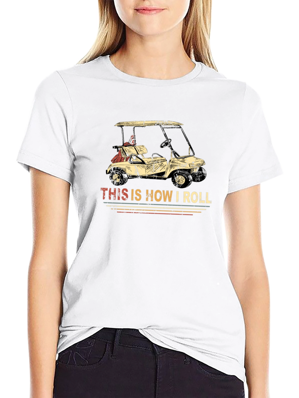 This Is How I Roll Funny Golf Cart T-Shirt
