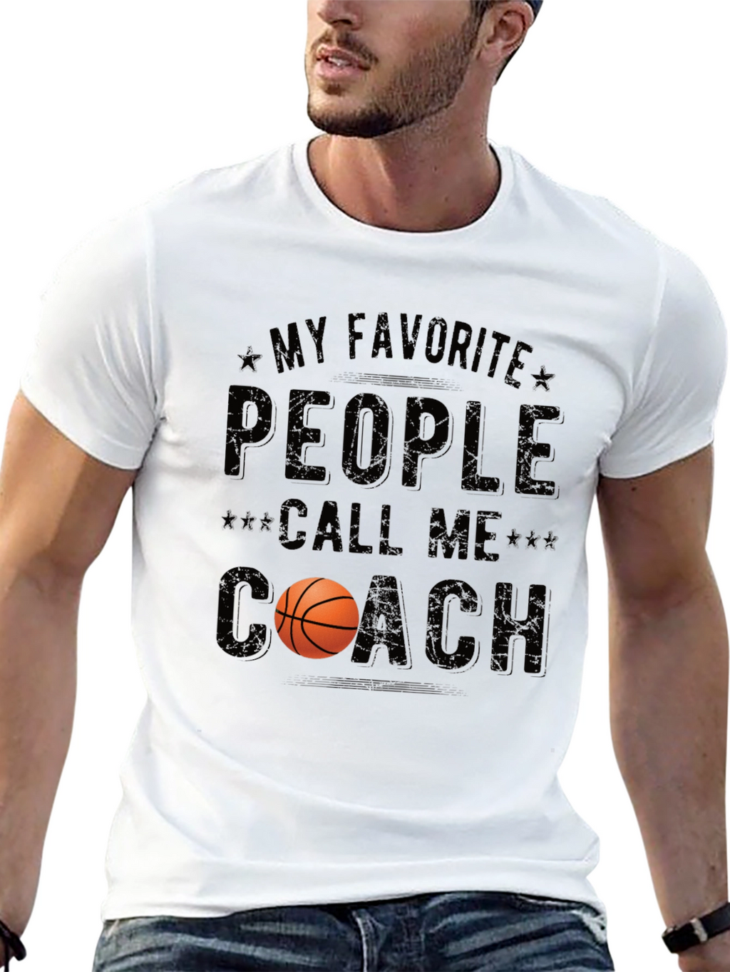 Basketball Coach T-Shirt - Favorite People