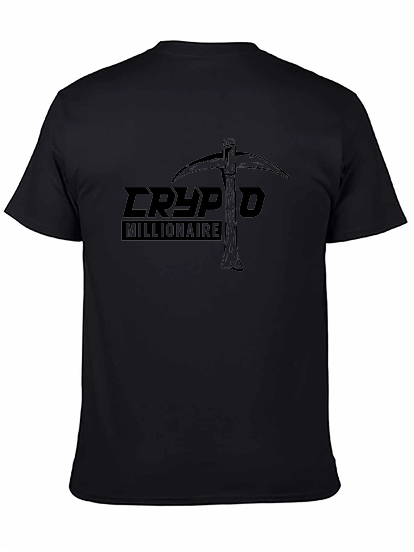 Crypto Millionaire Graphic T-Shirt - Black
