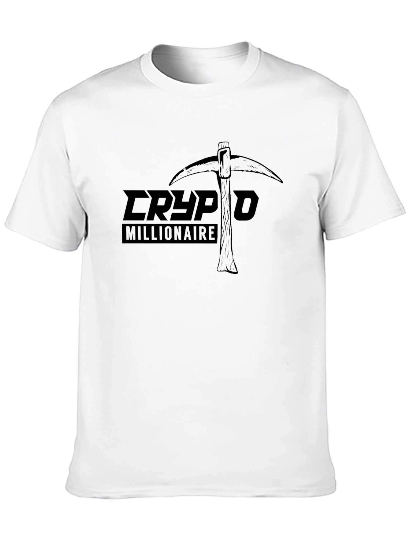 Crypto Millionaire Graphic T-Shirt - Black