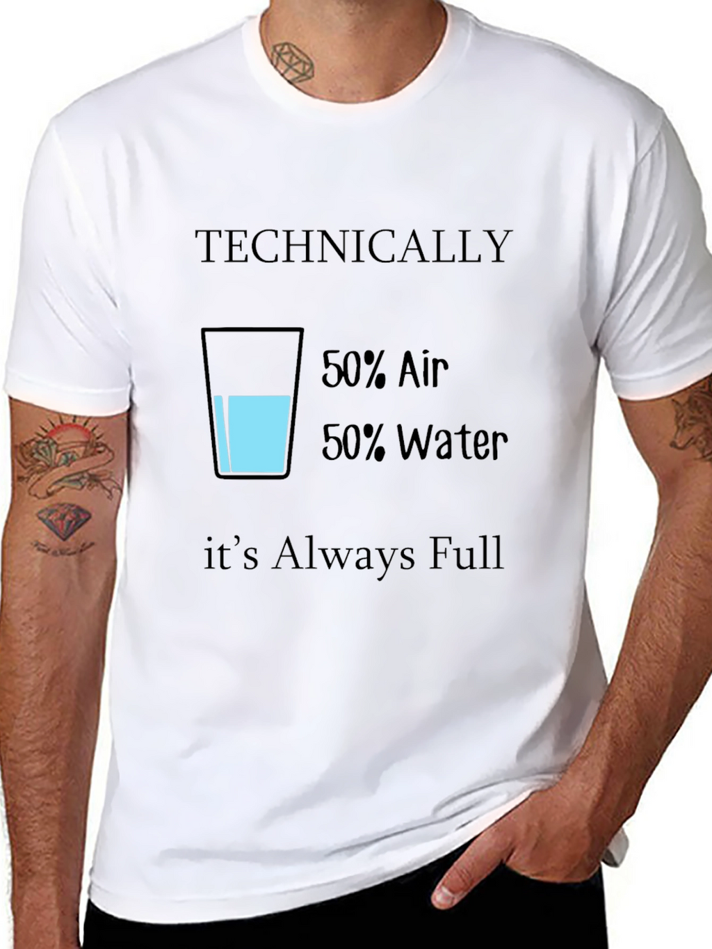 Funny Technically Always Full T-Shirt