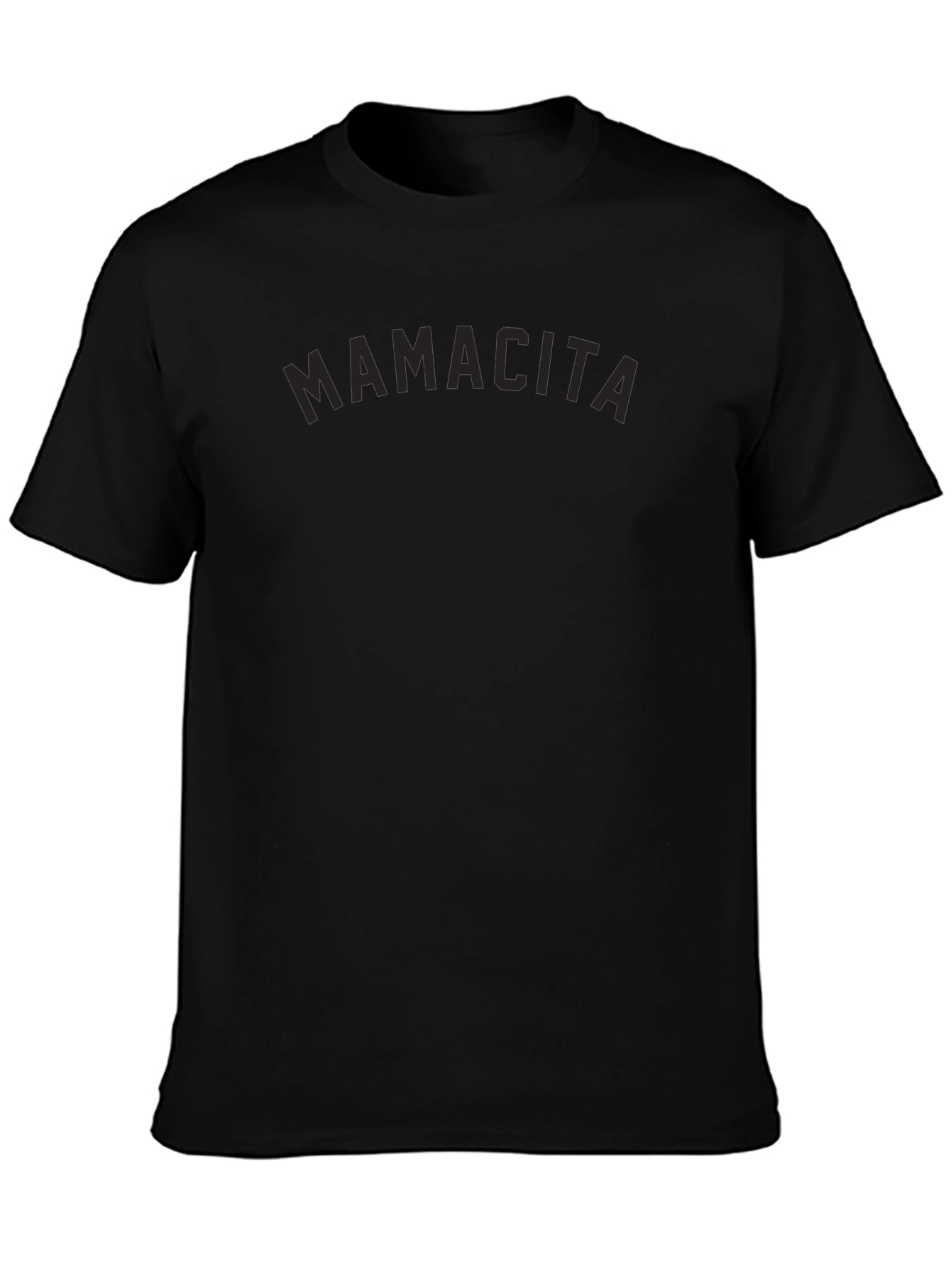 Mamacita Black Crew Neck T-Shirt